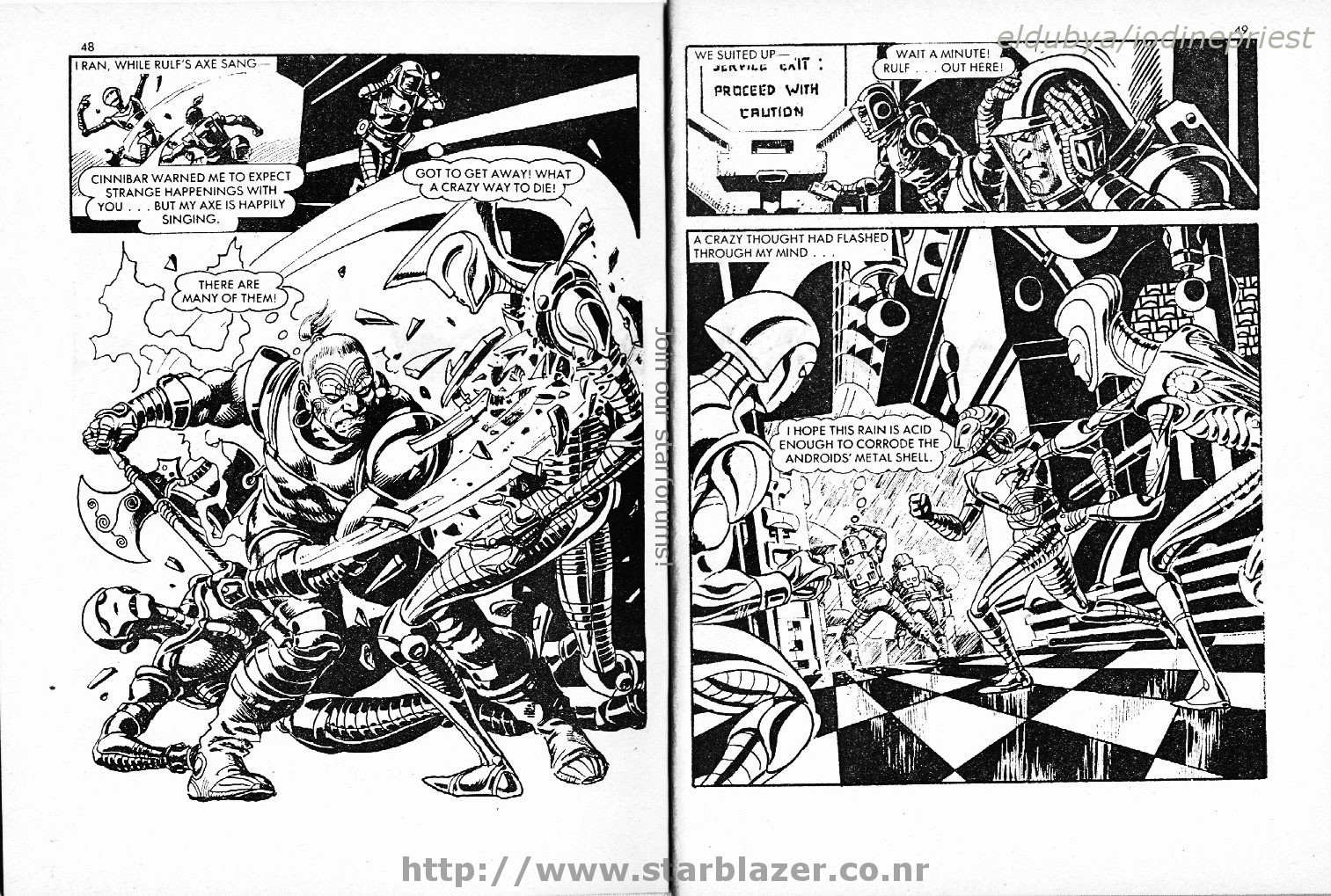 Read online Starblazer comic -  Issue #167 - 26