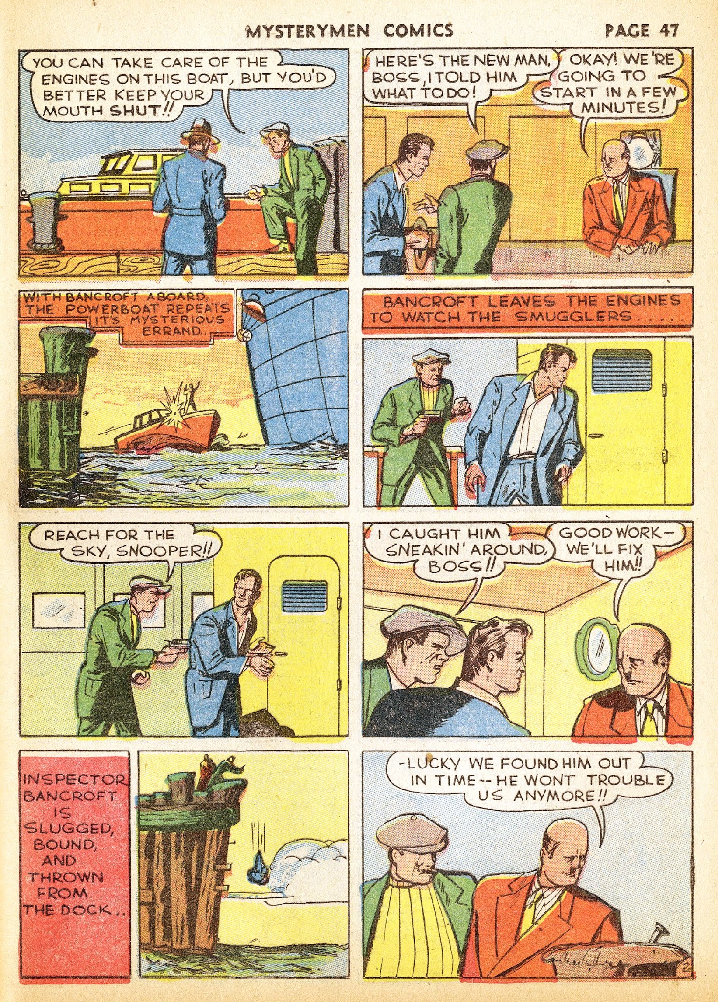 Read online Mystery Men Comics comic -  Issue #4 - 49