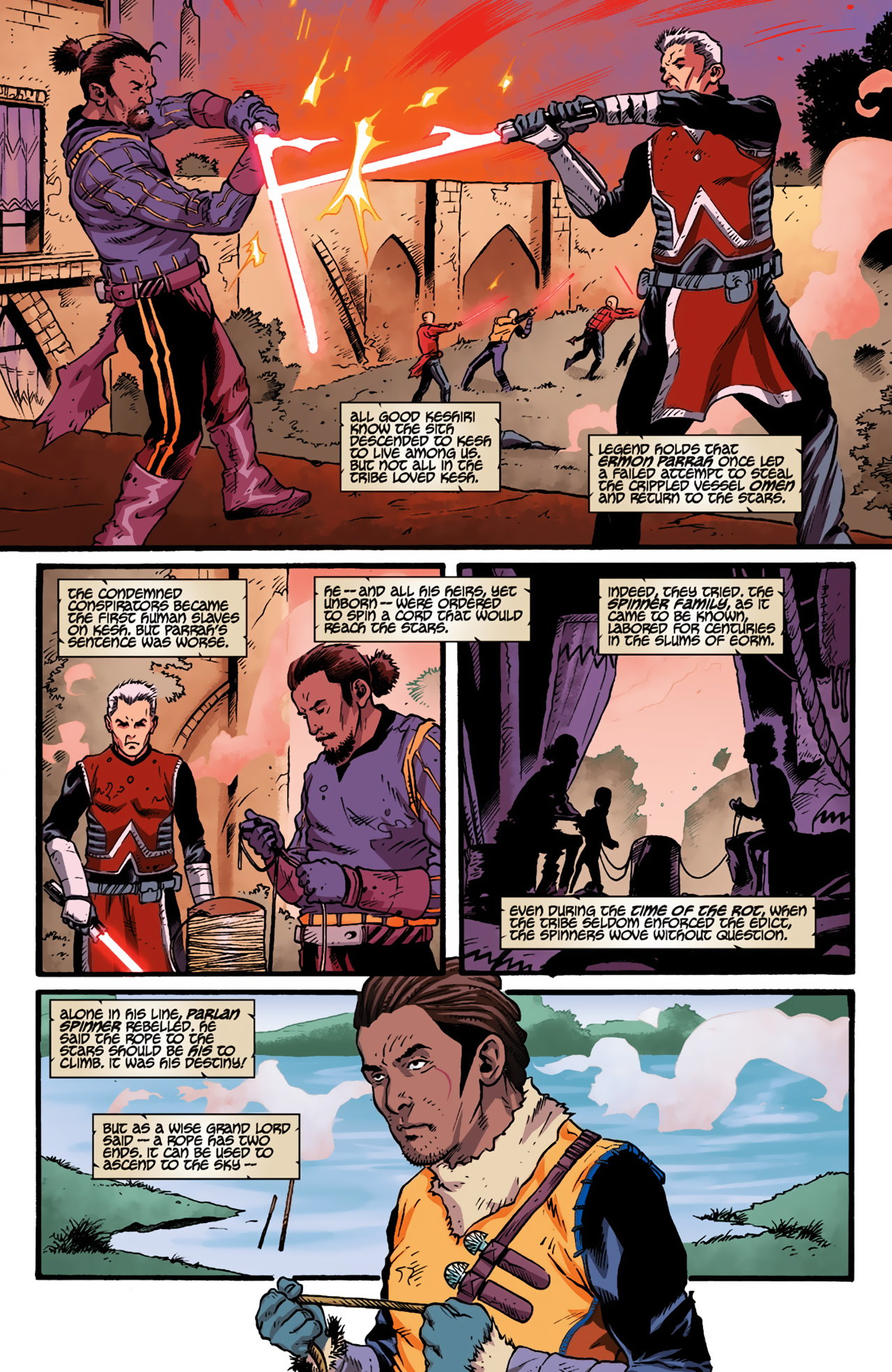 Read online Star Wars: Lost Tribe of the Sith - Spiral comic -  Issue #3 - 3