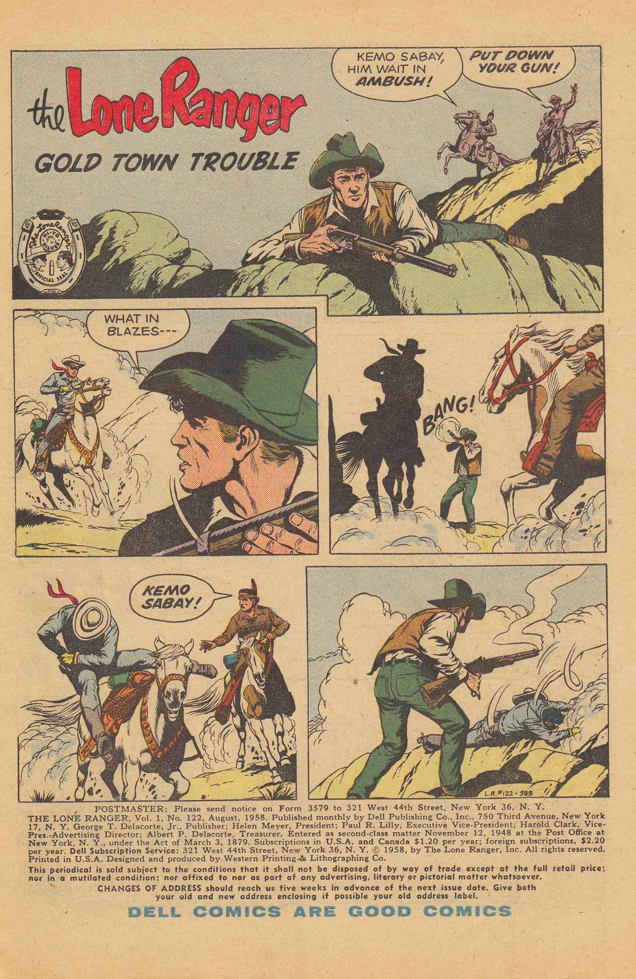 Read online The Lone Ranger (1948) comic -  Issue #122 - 3