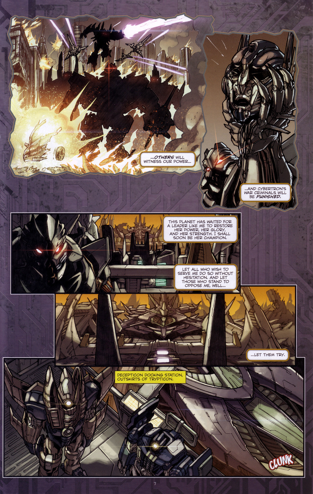 Read online Transformers: The Reign of Starscream comic -  Issue #4 - 9