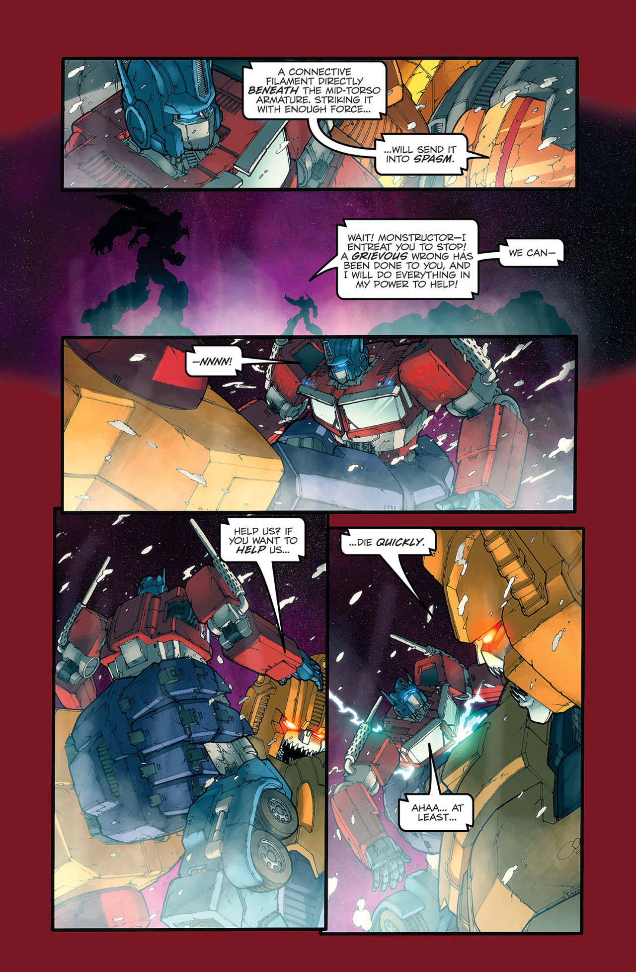 Read online Transformers Spotlight: Optimus Prime comic -  Issue # Full - 23