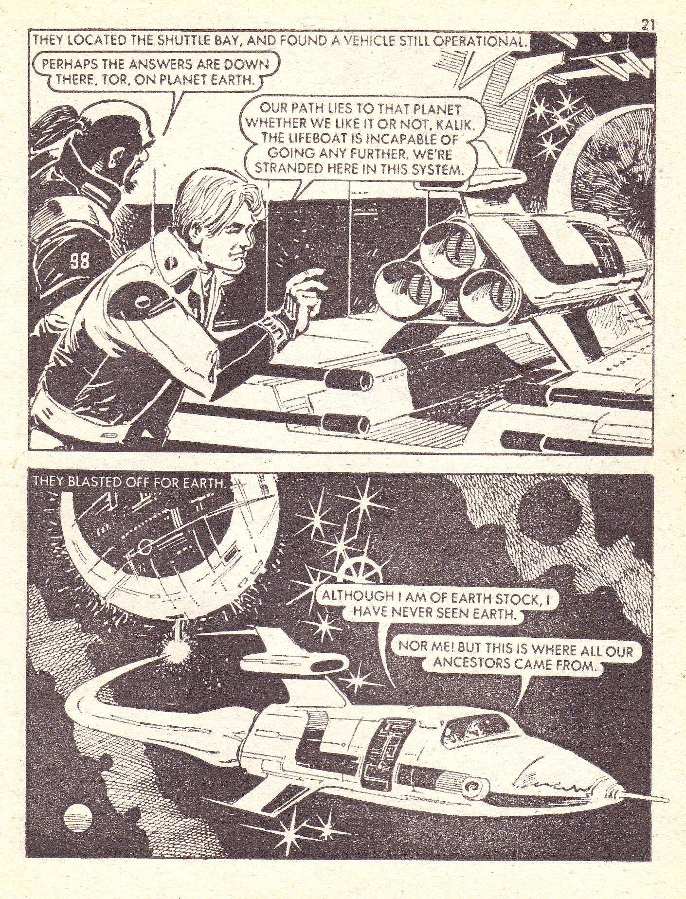 Read online Starblazer comic -  Issue #61 - 21
