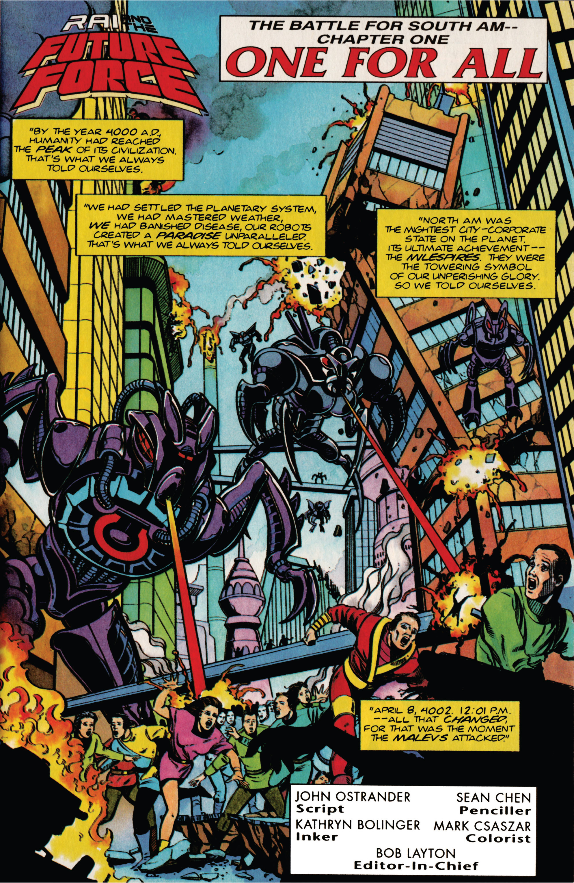 Read online Rai (1992) comic -  Issue #15 - 2