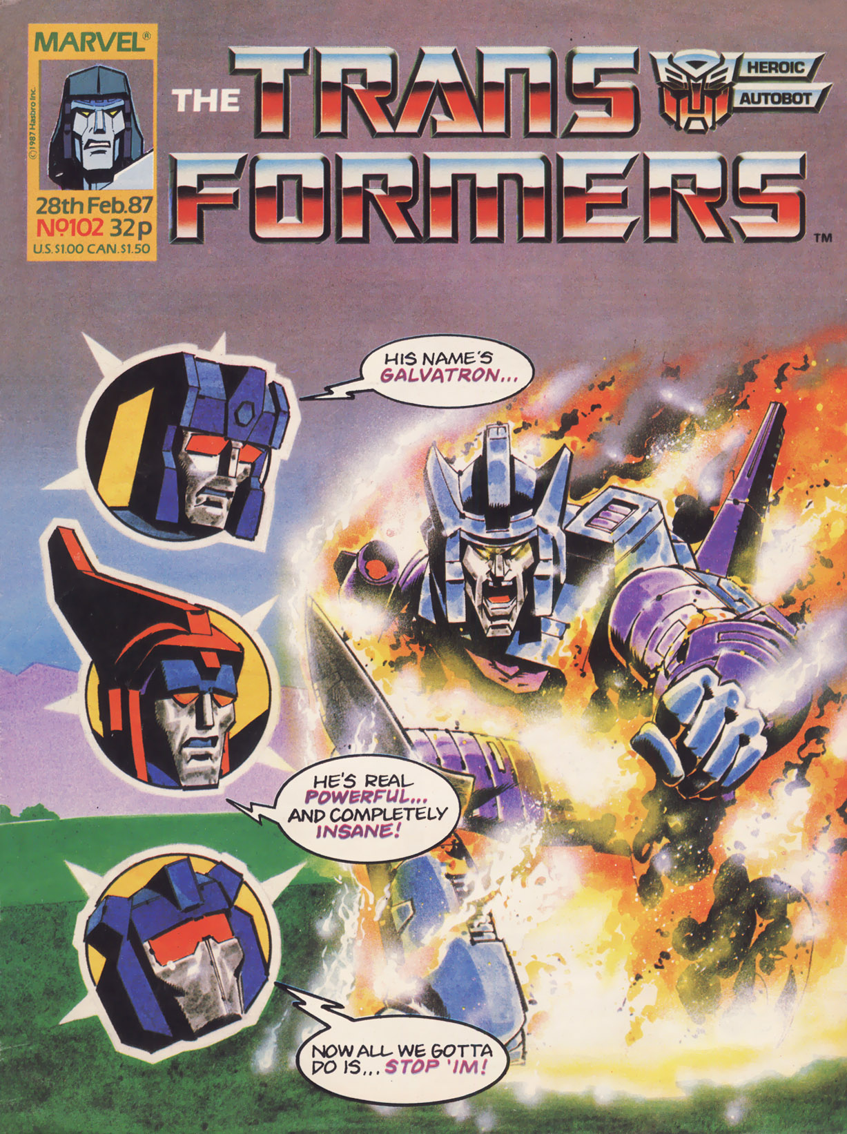 Read online The Transformers (UK) comic -  Issue #102 - 1