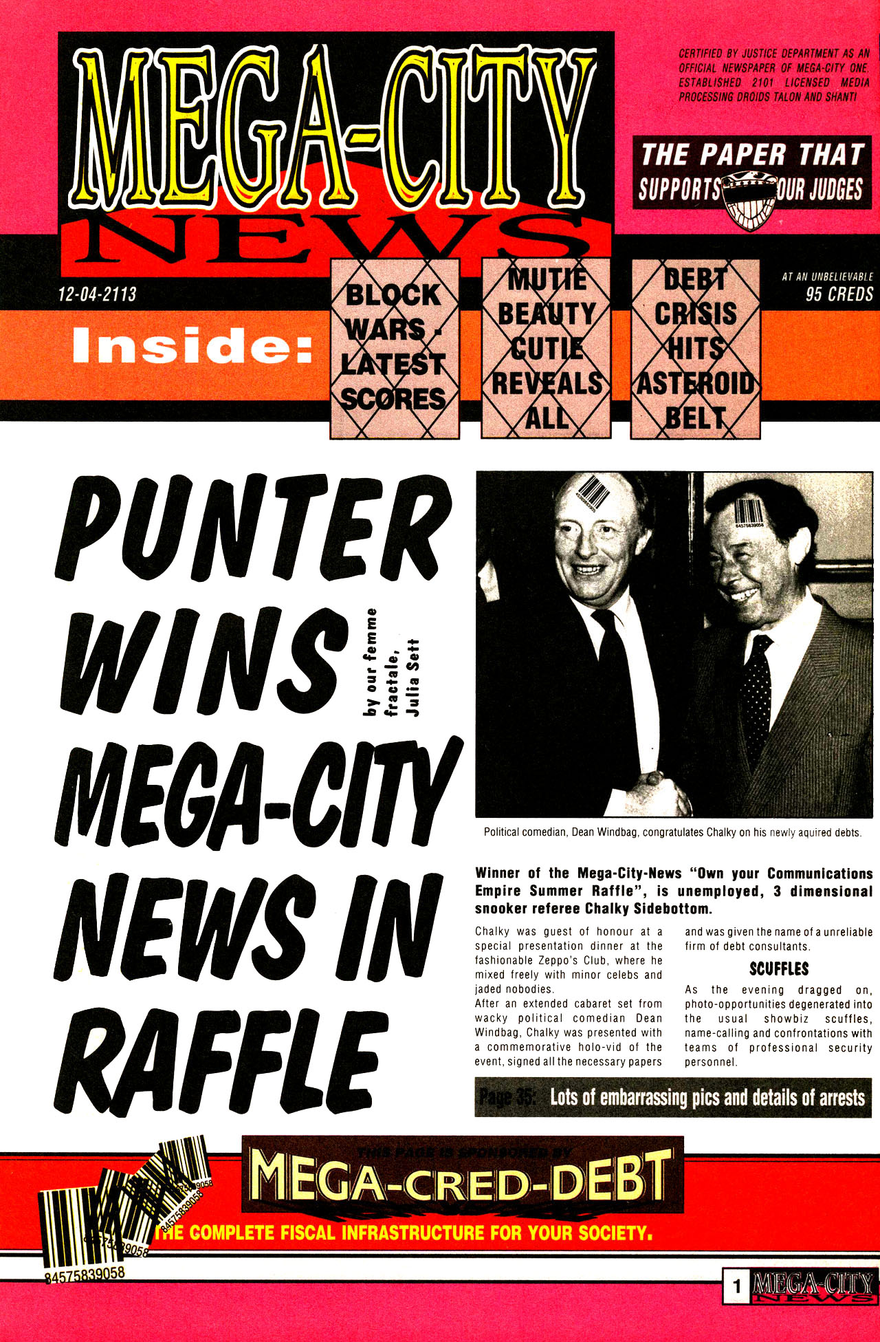 Read online Judge Dredd: The Megazine comic -  Issue #7 - 40