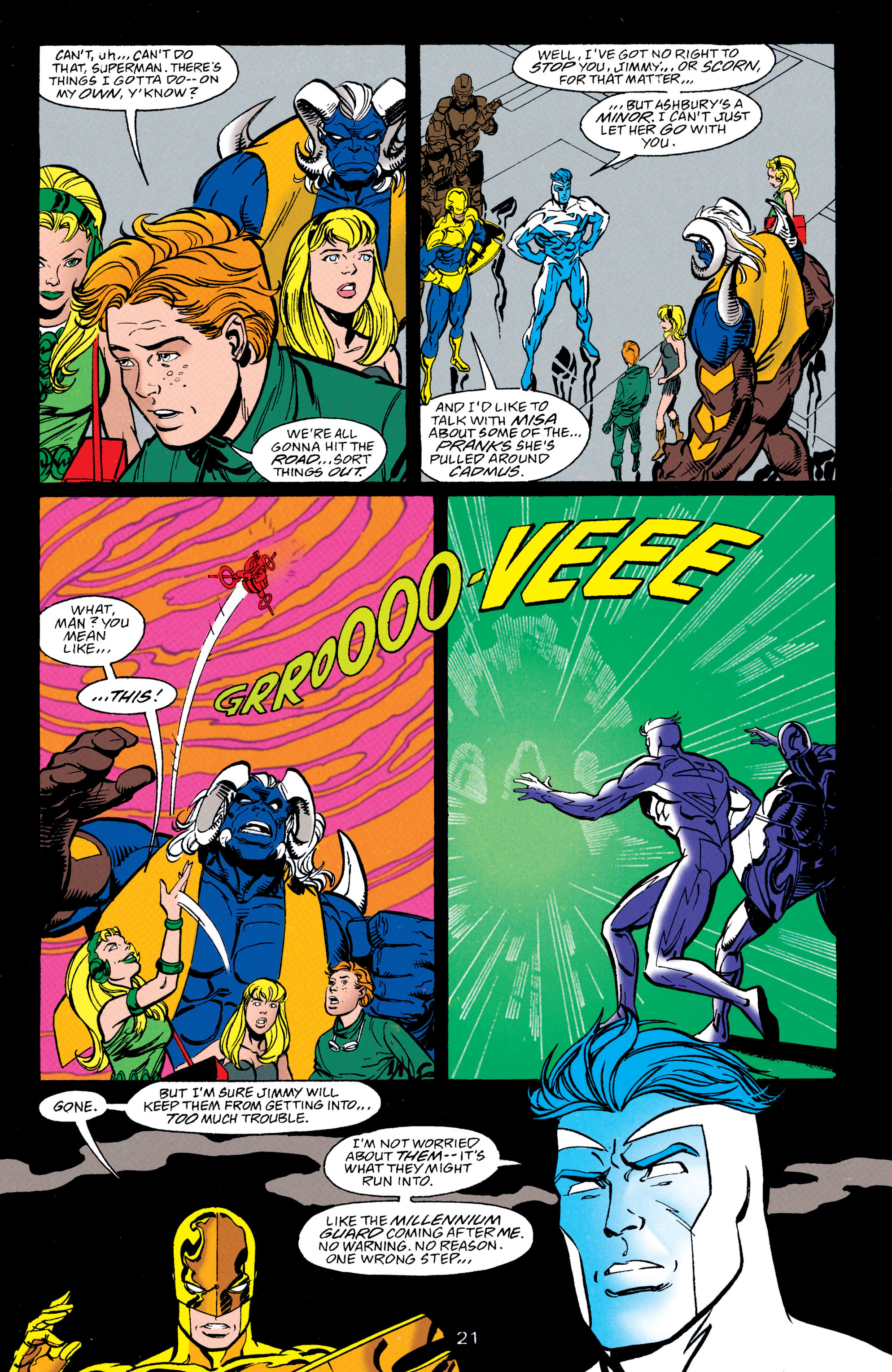 Read online Adventures of Superman (1987) comic -  Issue #553 - 22