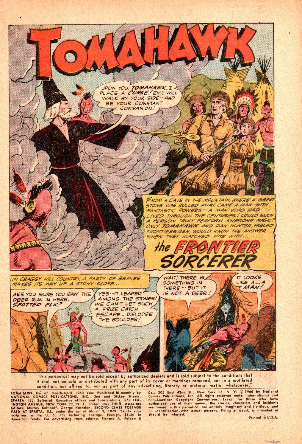 Read online Tomahawk comic -  Issue #67 - 3