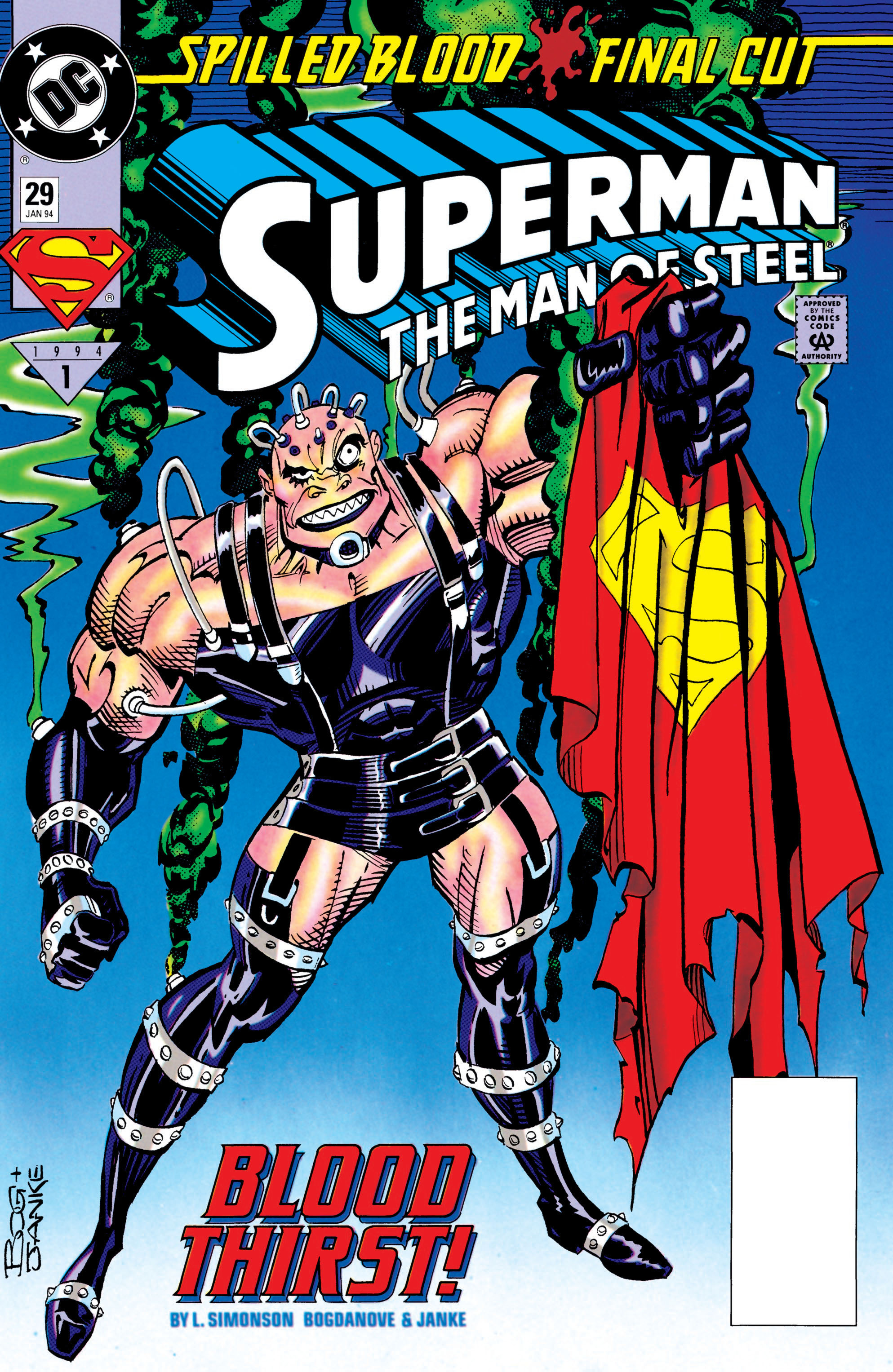 Read online Superman: The Man of Steel (1991) comic -  Issue #29 - 1