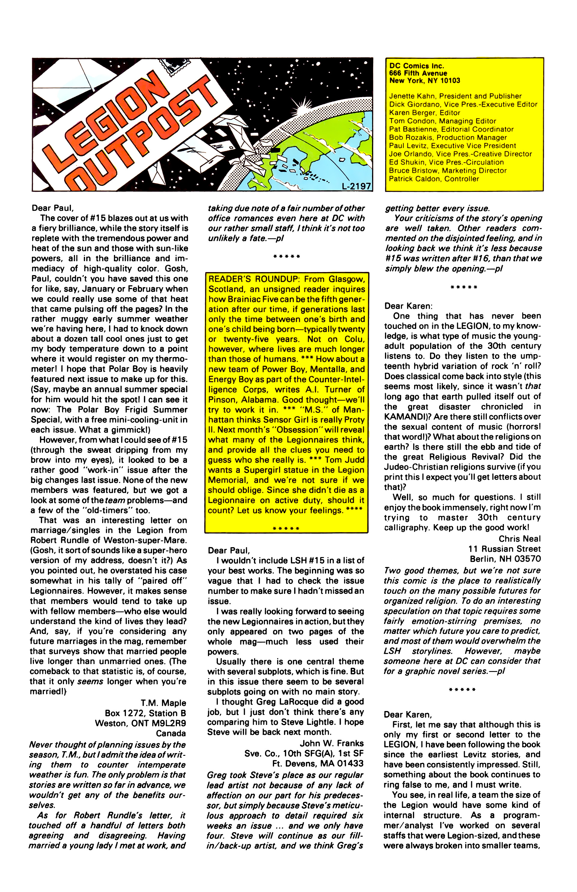 Read online Legion of Super-Heroes (1984) comic -  Issue #20 - 31