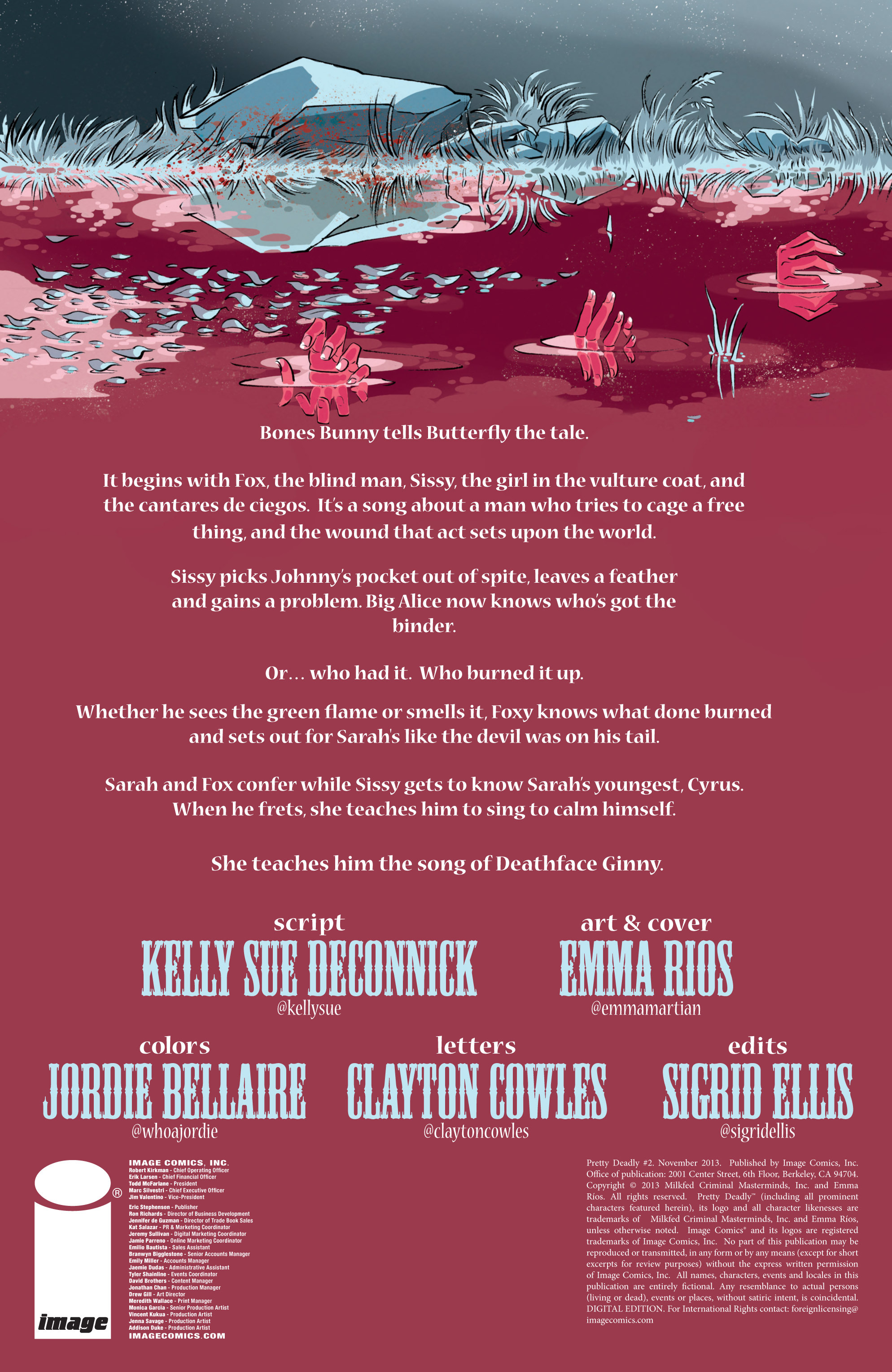 Read online Pretty Deadly comic -  Issue #2 - 2