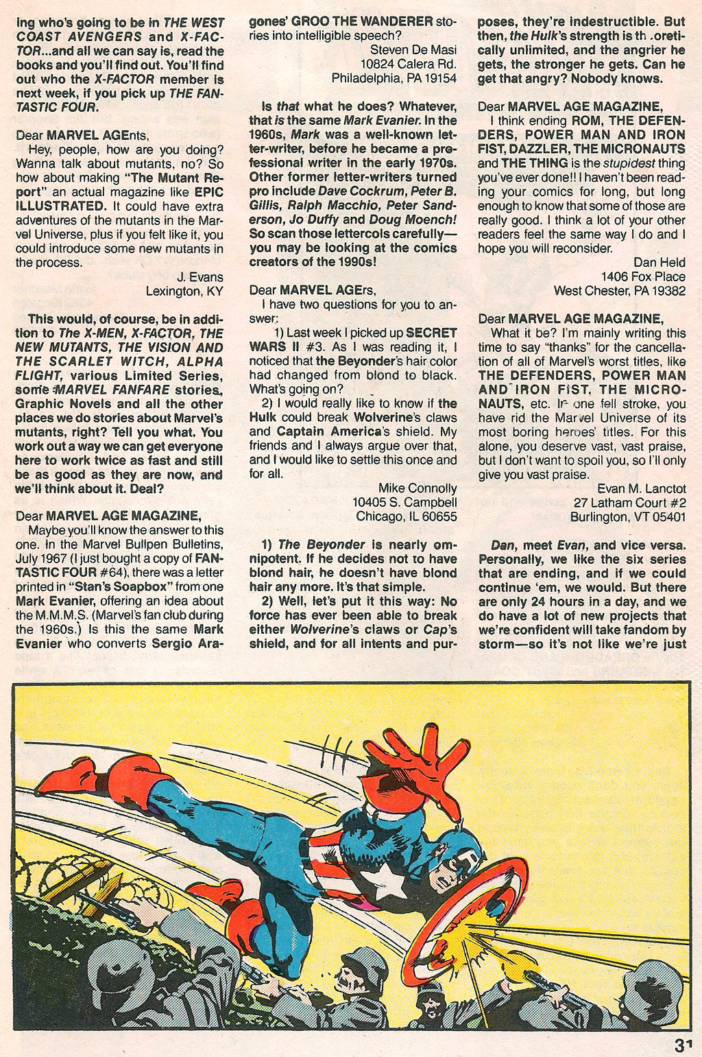 Read online Marvel Age comic -  Issue #34 - 32