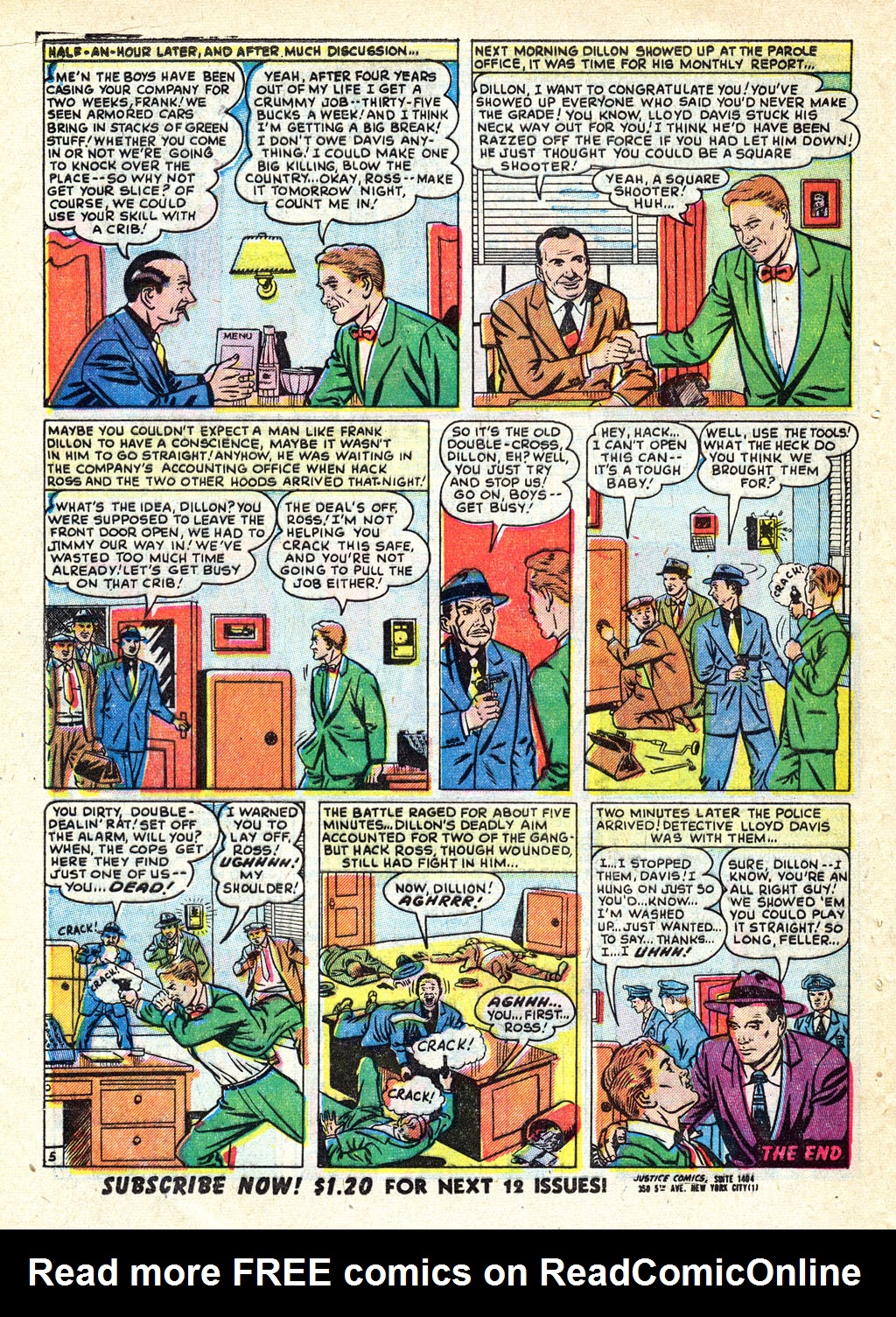 Read online Justice (1947) comic -  Issue #23 - 16