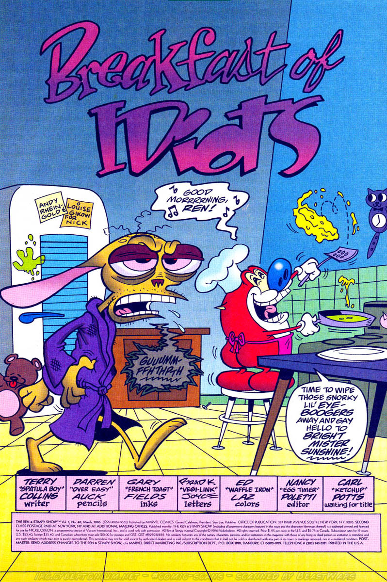 Read online The Ren & Stimpy Show comic -  Issue #40 - 2
