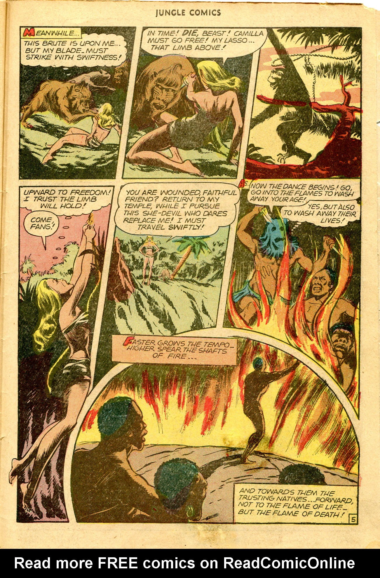 Read online Jungle Comics comic -  Issue #84 - 48