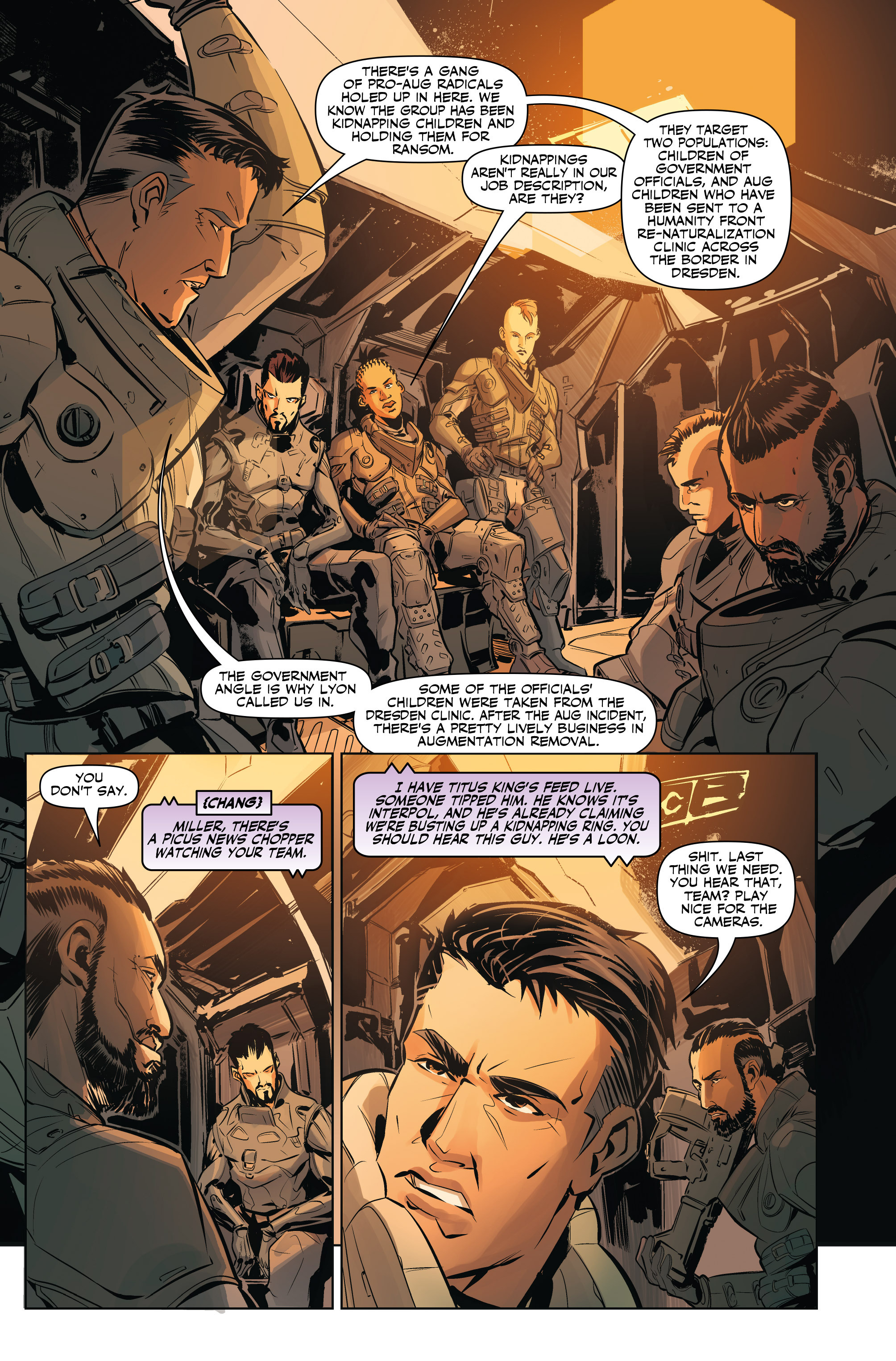 Read online Deus Ex: Children's Crusade comic -  Issue #1 - 6