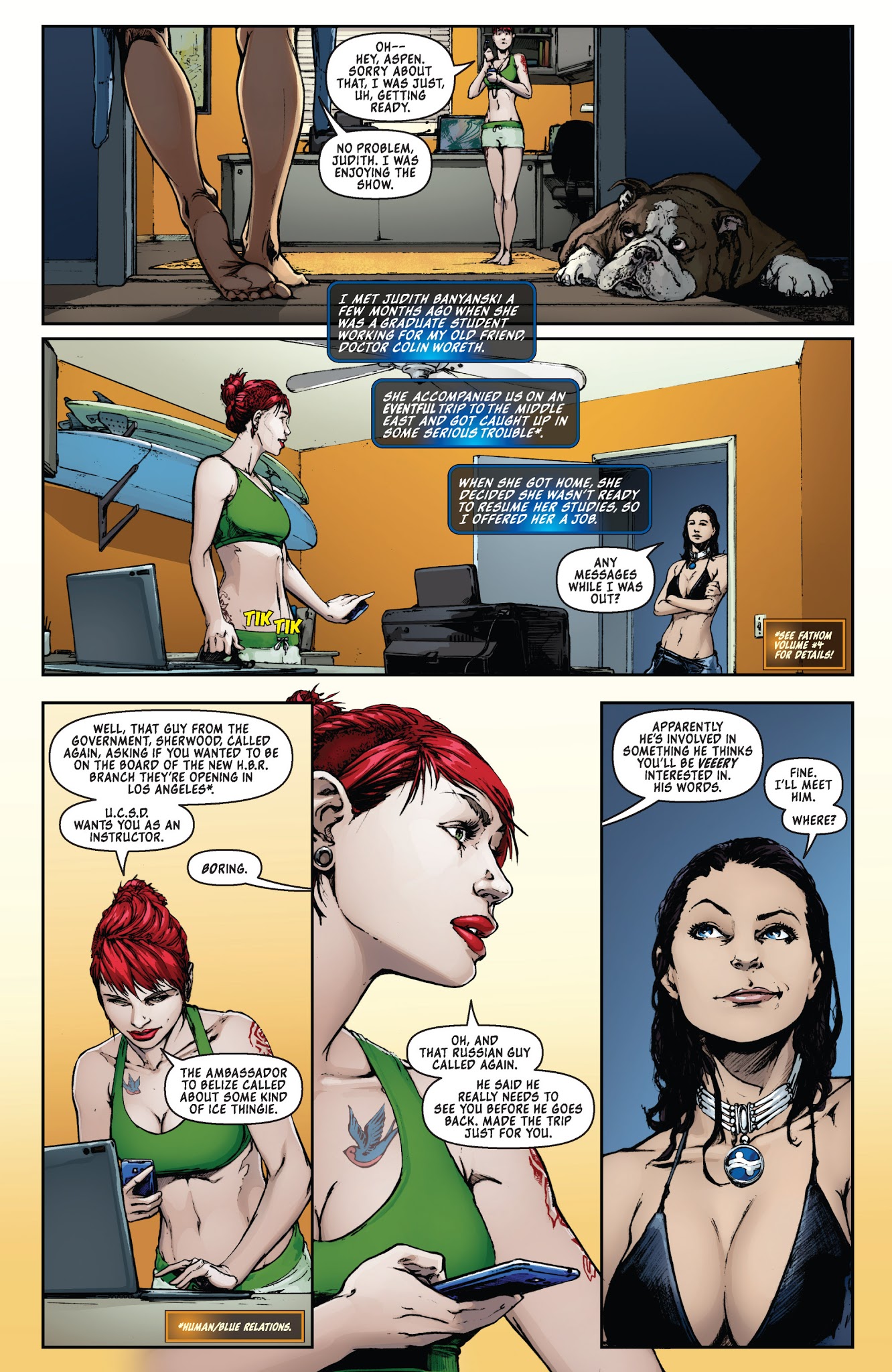 Read online Michael Turner's Fathom (2013) comic -  Issue #1 - 14