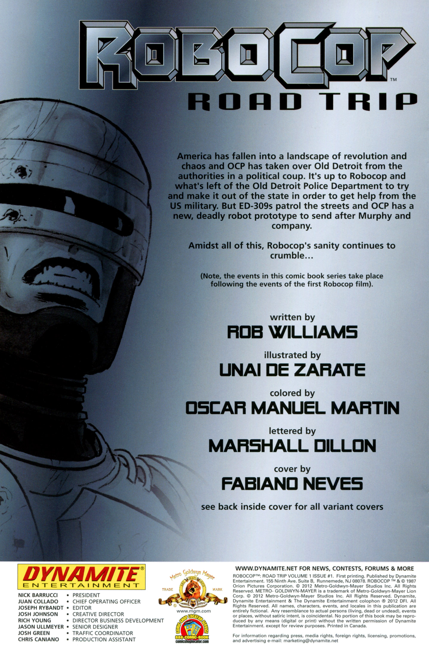 Read online Robocop: Road Trip comic -  Issue #1 - 2
