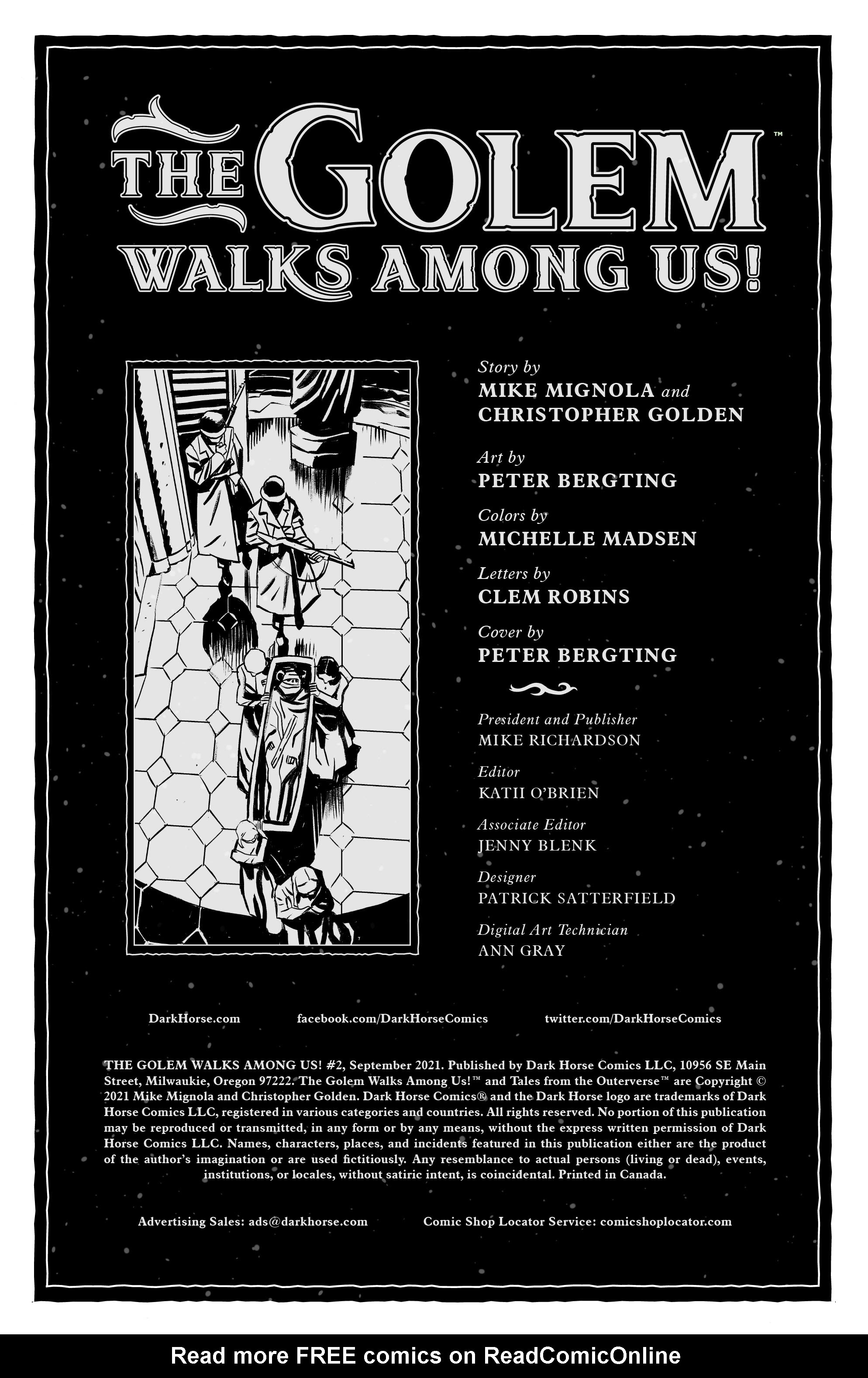 Read online The Golem Walks Among Us! comic -  Issue #2 - 2