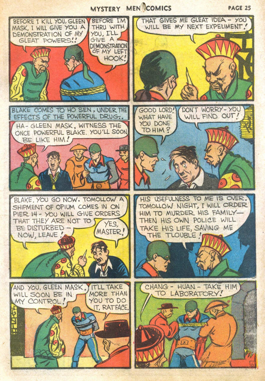 Read online Mystery Men Comics comic -  Issue #11 - 27