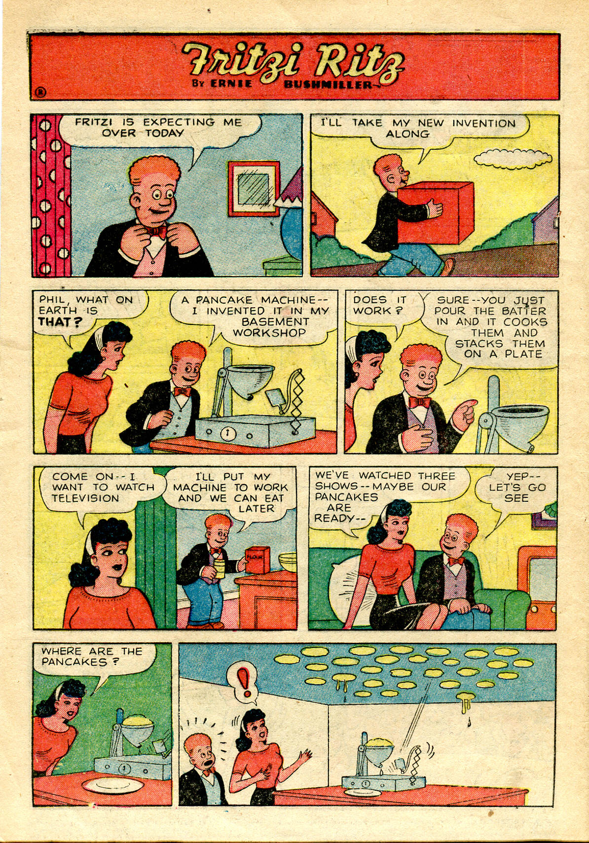 Read online Fritzi Ritz (1953) comic -  Issue #35 - 4