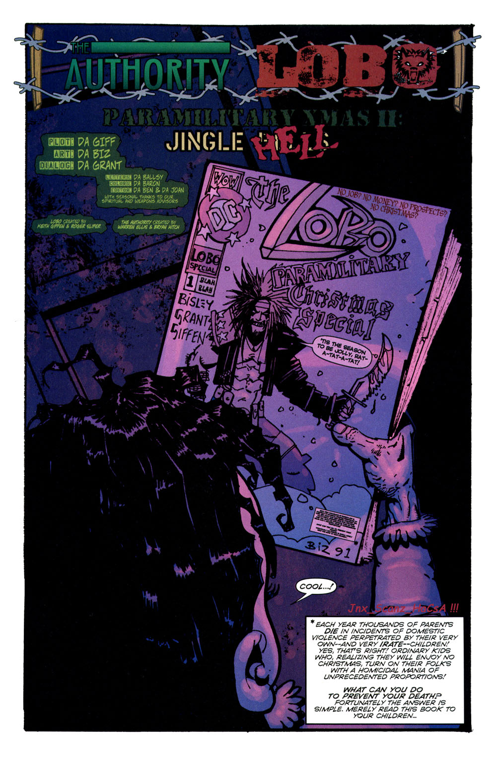 Read online The Authority/Lobo: Jingle Hell comic -  Issue # Full - 9