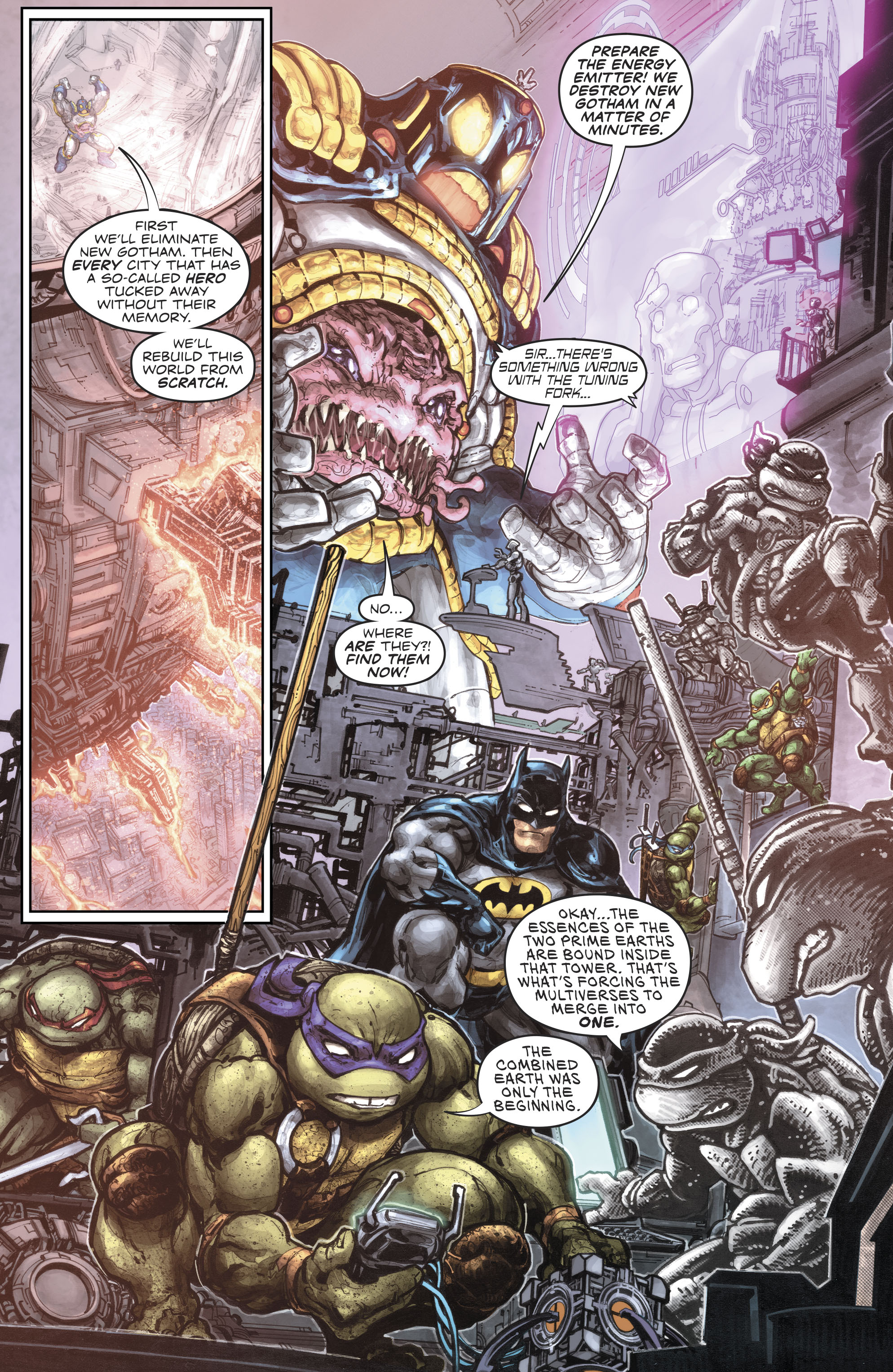 Read online Batman/Teenage Mutant Ninja Turtles III comic -  Issue #5 - 19