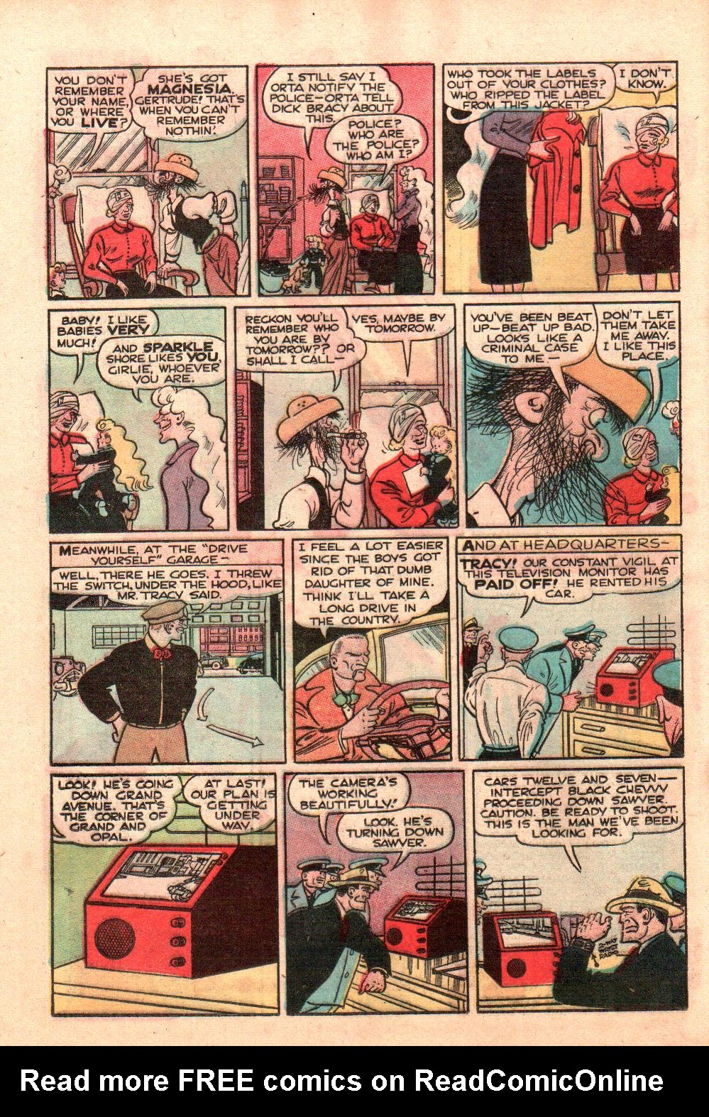 Read online Dick Tracy comic -  Issue #56 - 16