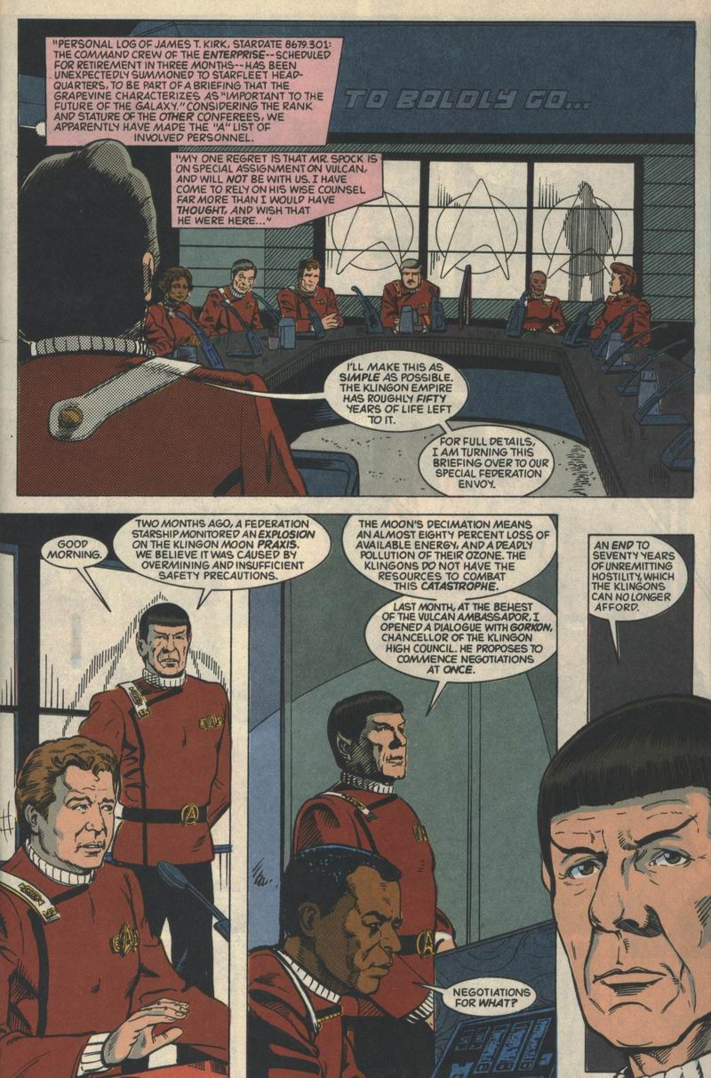 Read online Star Trek VI: The Undiscovered Country comic -  Issue # Full - 6