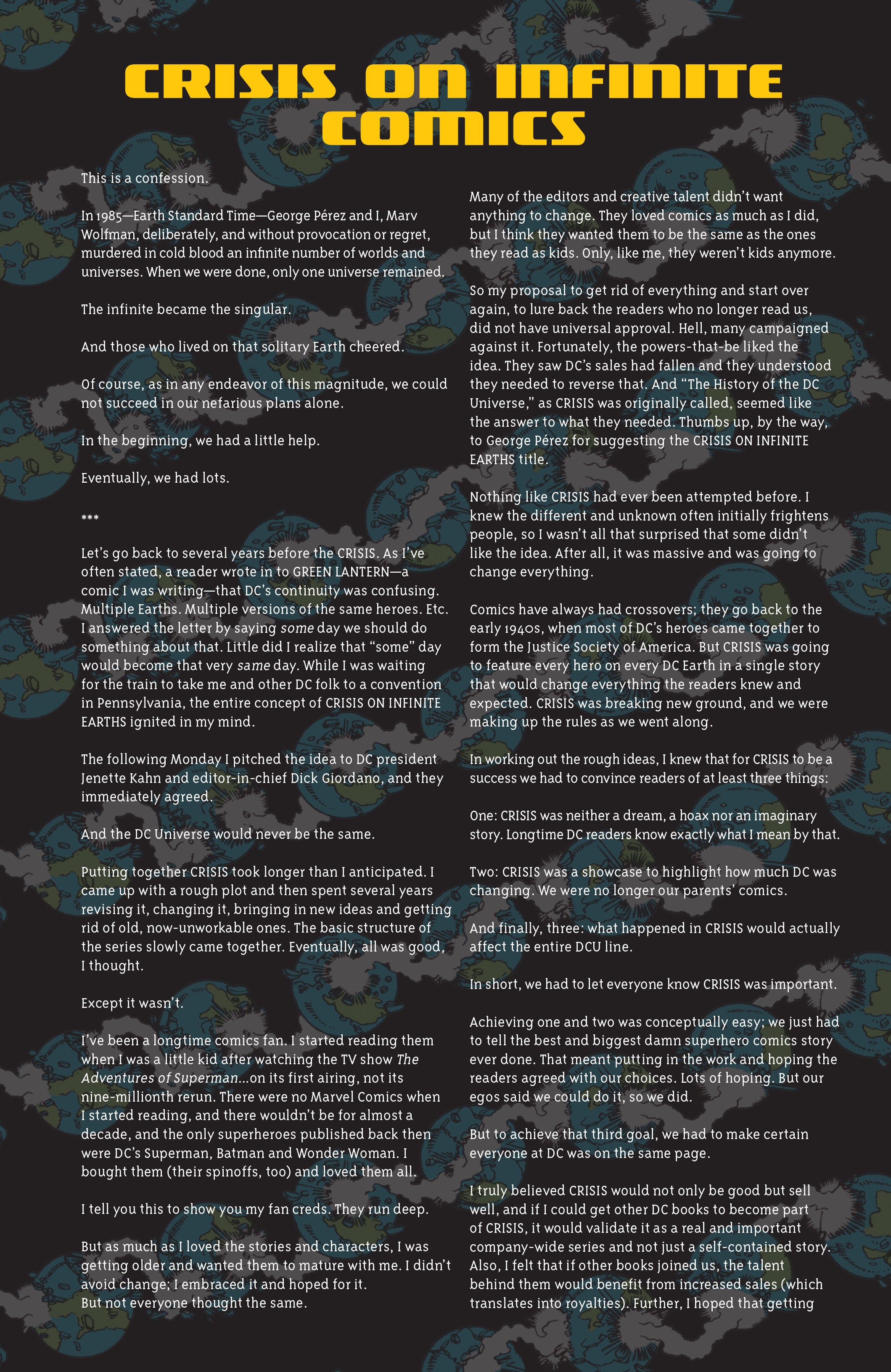 Read online Crisis On Infinite Earths Companion Deluxe Edition comic -  Issue # TPB 1 (Part 1) - 5