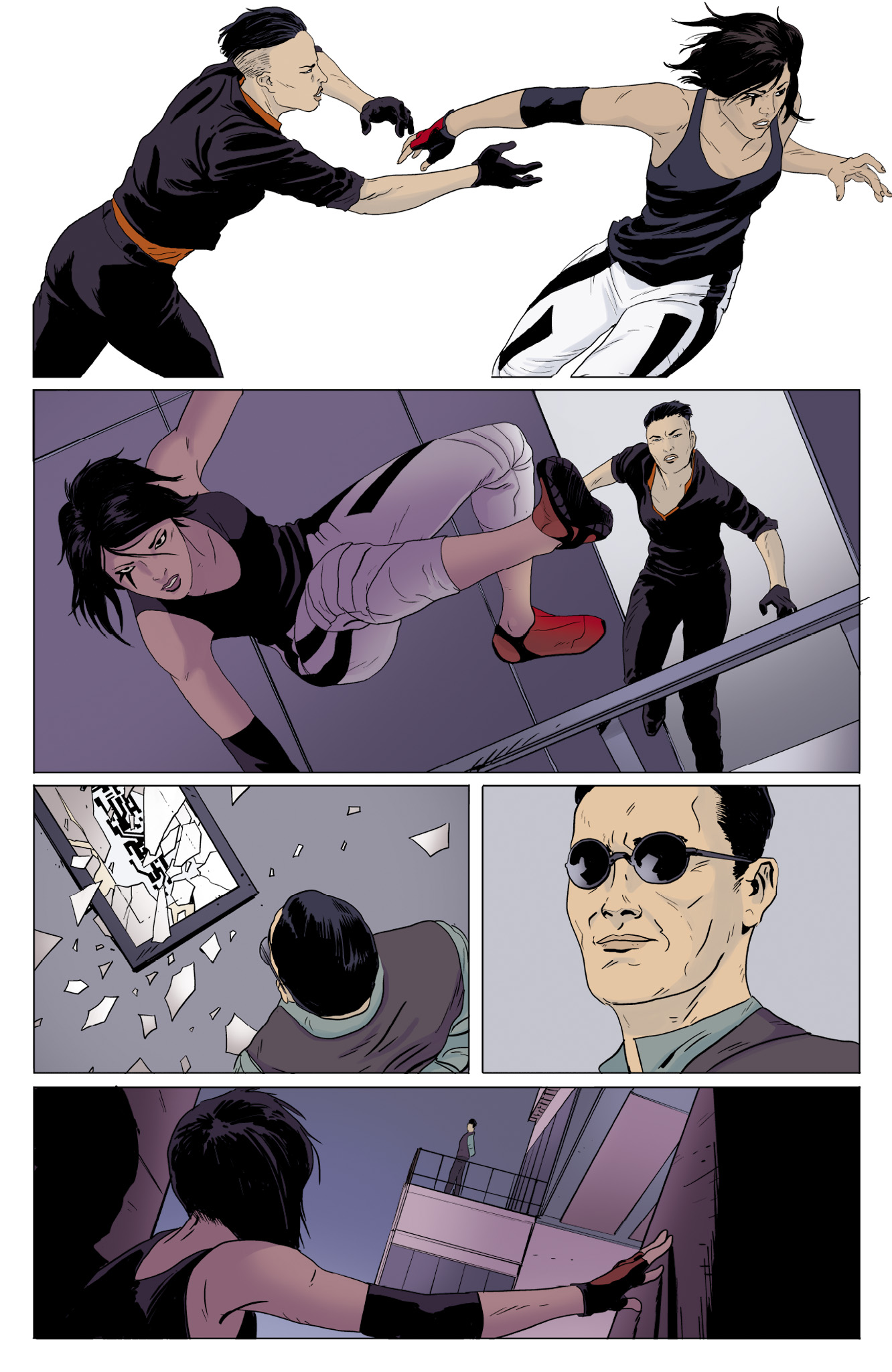 Read online Mirror's Edge: Exordium comic -  Issue #1 - 16
