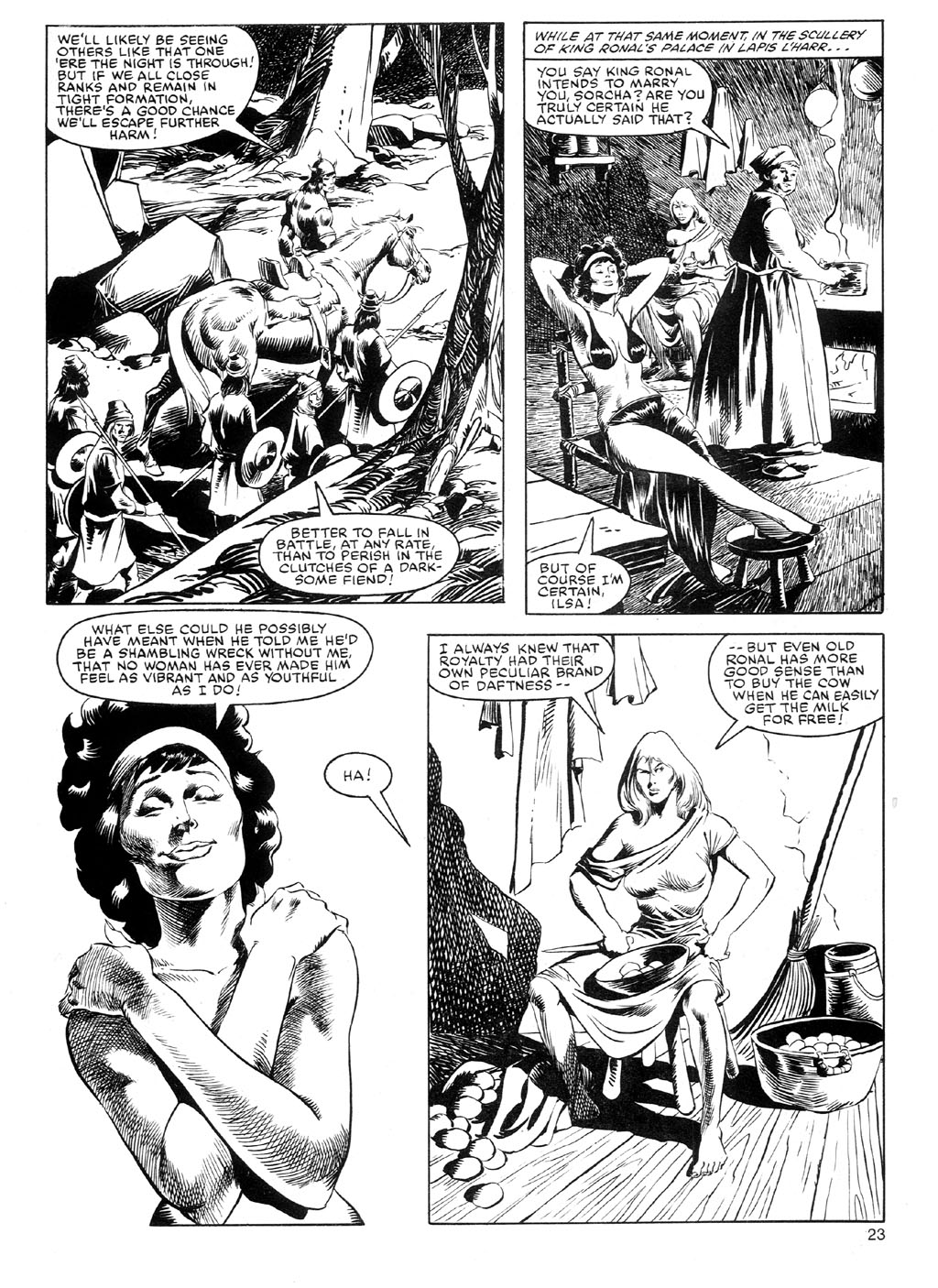 Read online The Savage Sword Of Conan comic -  Issue #91 - 22