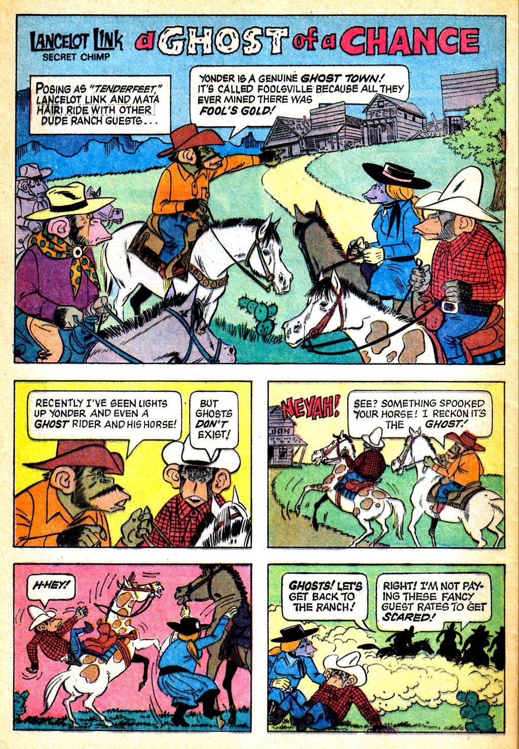 Read online Lancelot Link Secret Chimp comic -  Issue #2 - 23