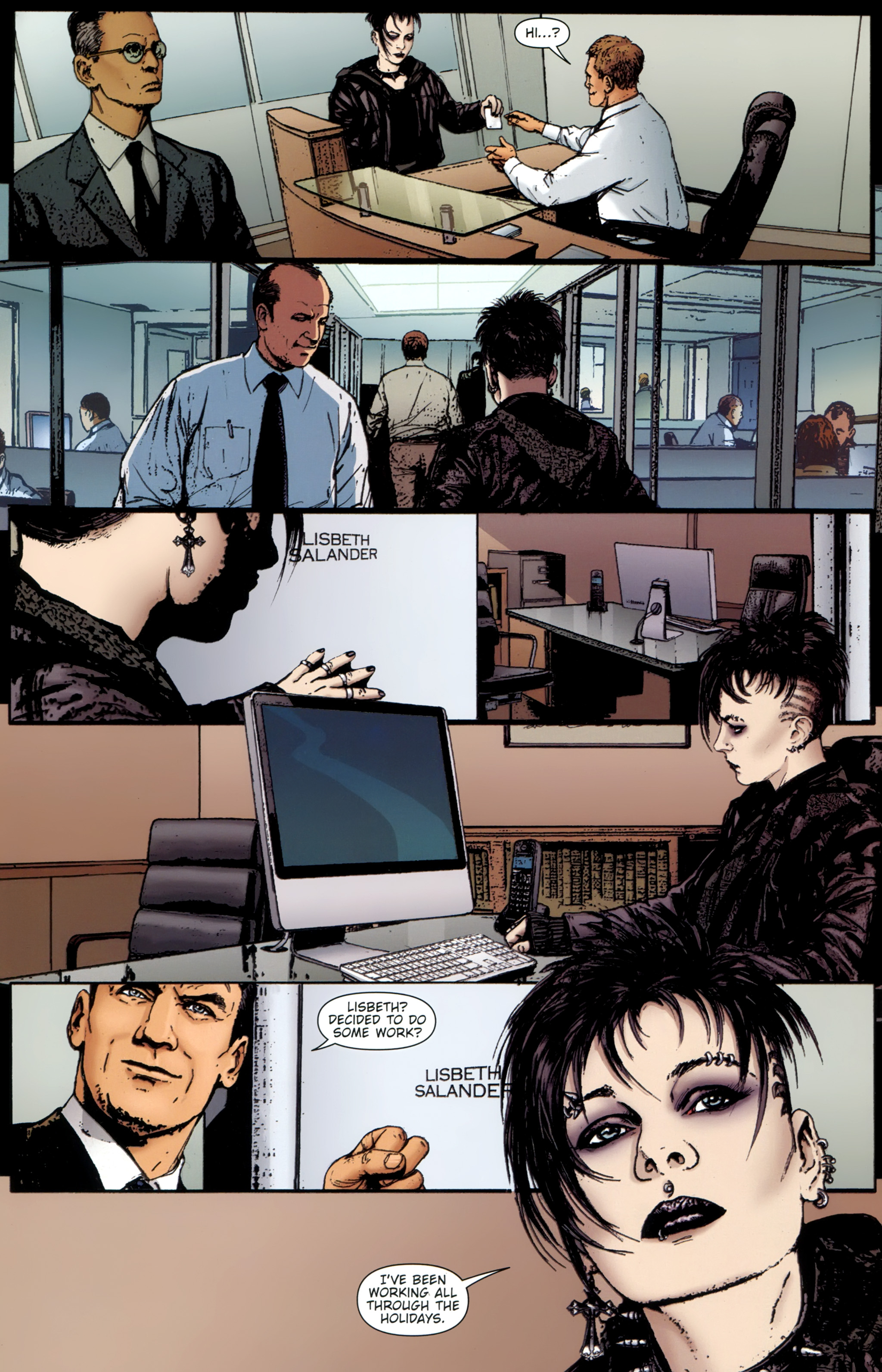 Read online The Girl With the Dragon Tattoo comic -  Issue # TPB 1 - 76