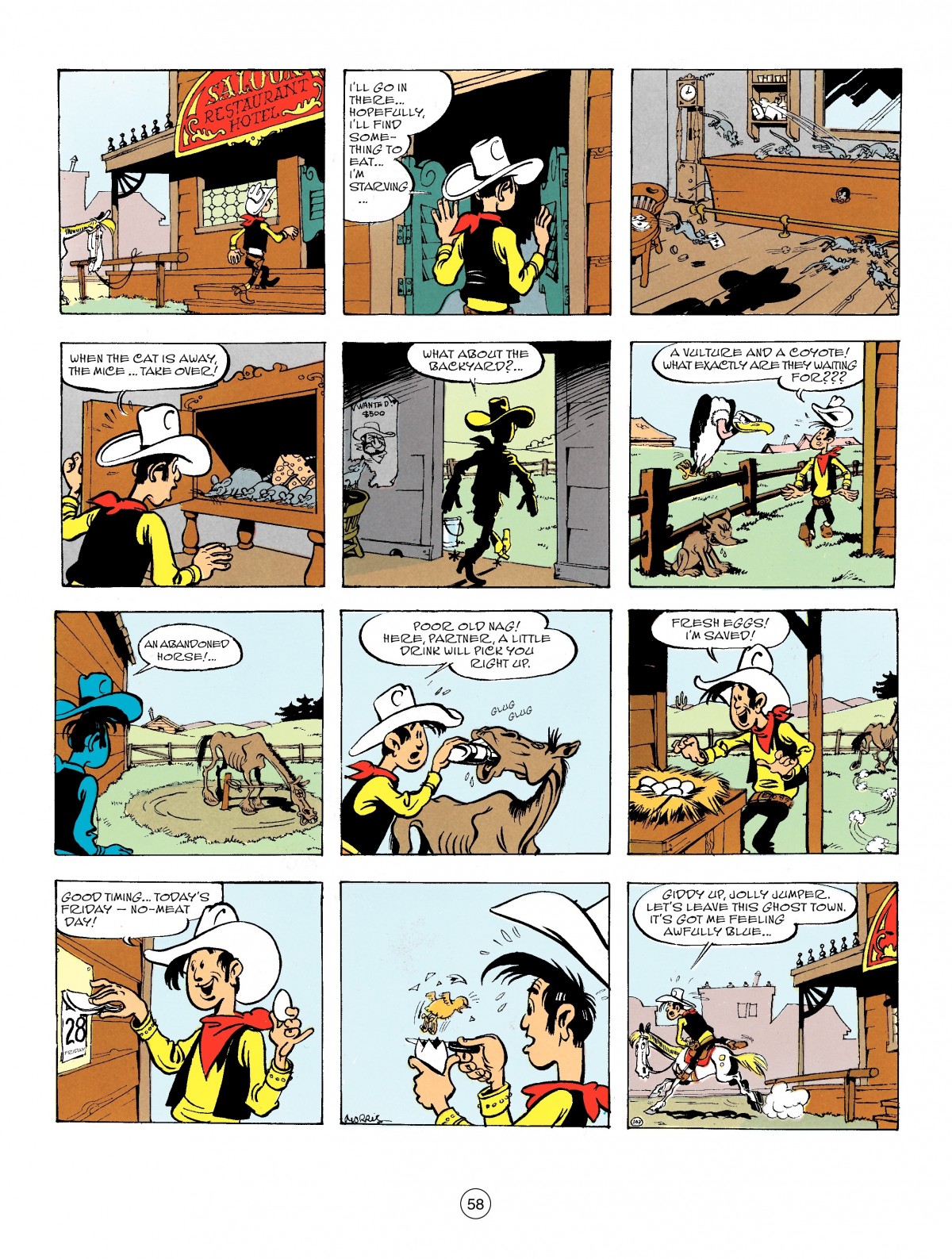 Read online A Lucky Luke Adventure comic -  Issue #54 - 58