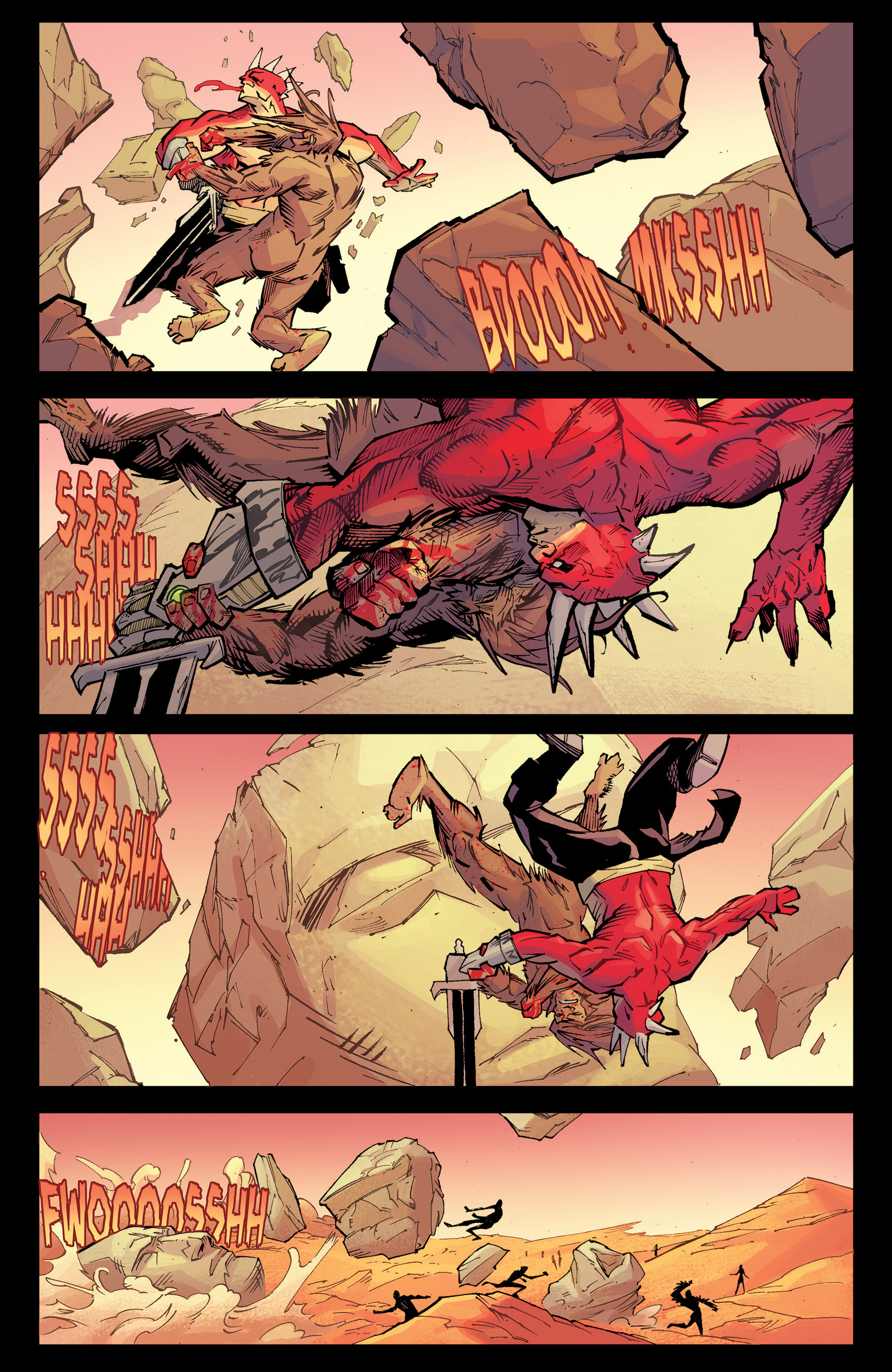 Read online Bigfoot: Sword of the Earthman (2015) comic -  Issue #6 - 19