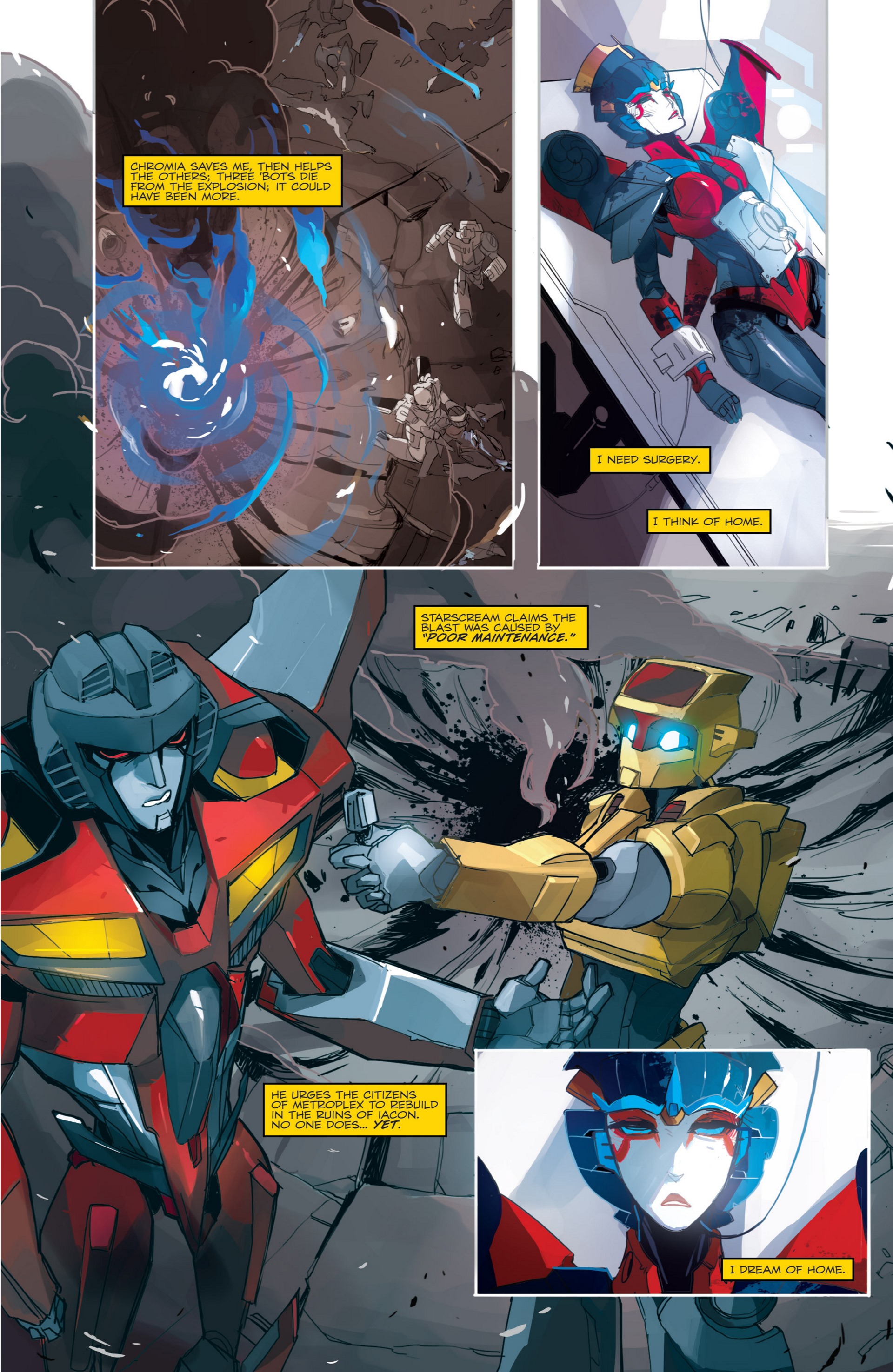 Read online The Transformers: Windblade (2014) comic -  Issue #1 - 22