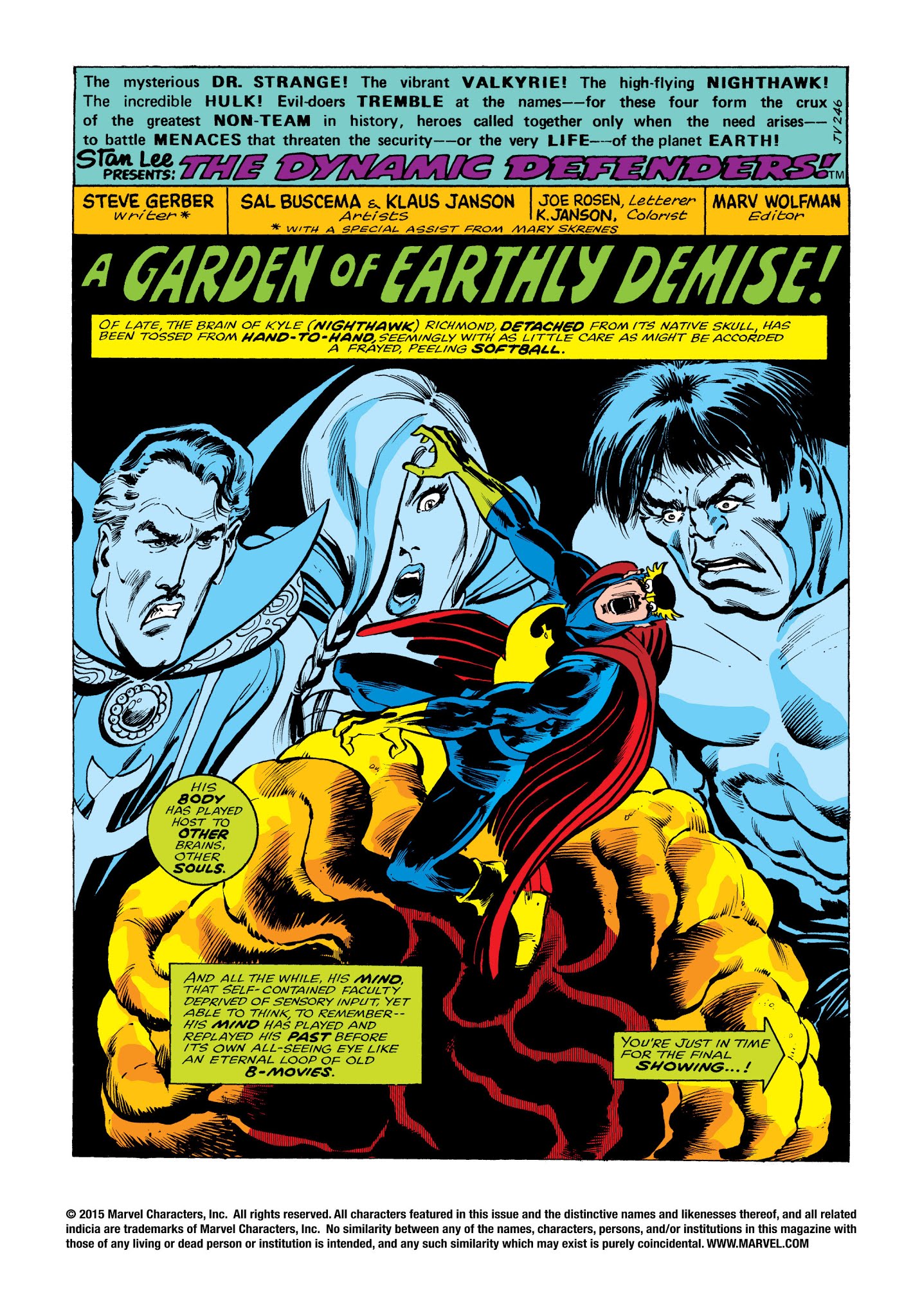 Read online Marvel Masterworks: The Defenders comic -  Issue # TPB 5 (Part 1) - 100