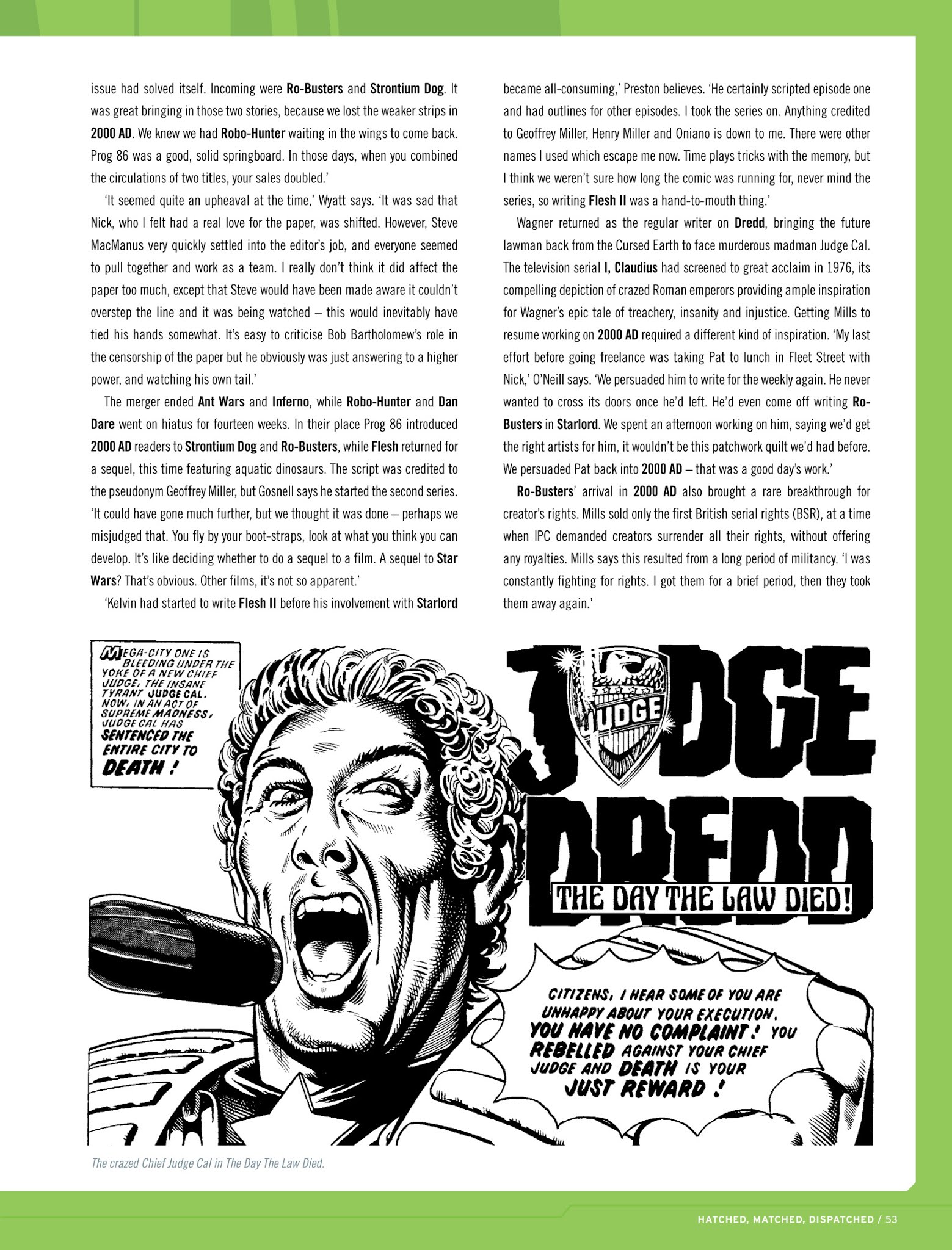 Read online Thrill-Power Overload: Forty Years of 2000 AD: Revised, Updated and Expanded! comic -  Issue # TPB (Part 1) - 54