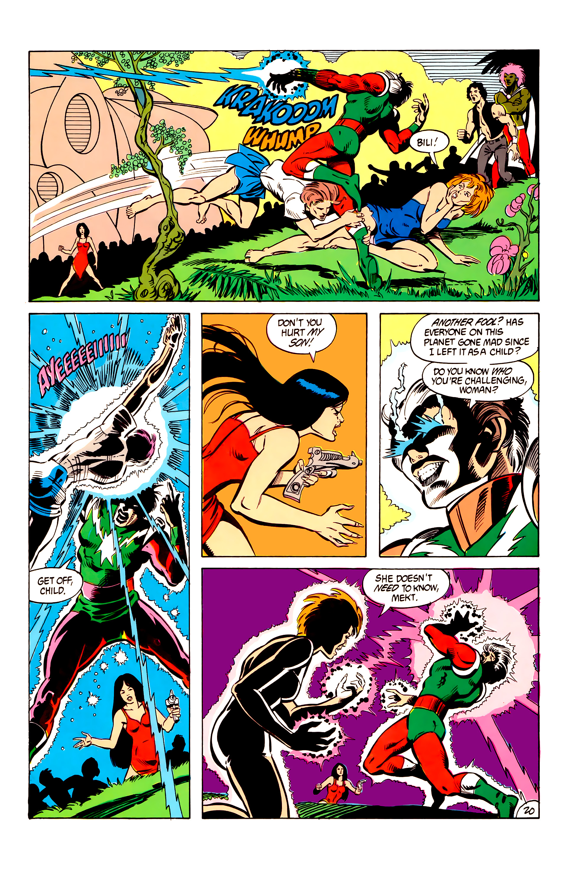 Read online Legion of Super-Heroes (1984) comic -  Issue #6 - 21