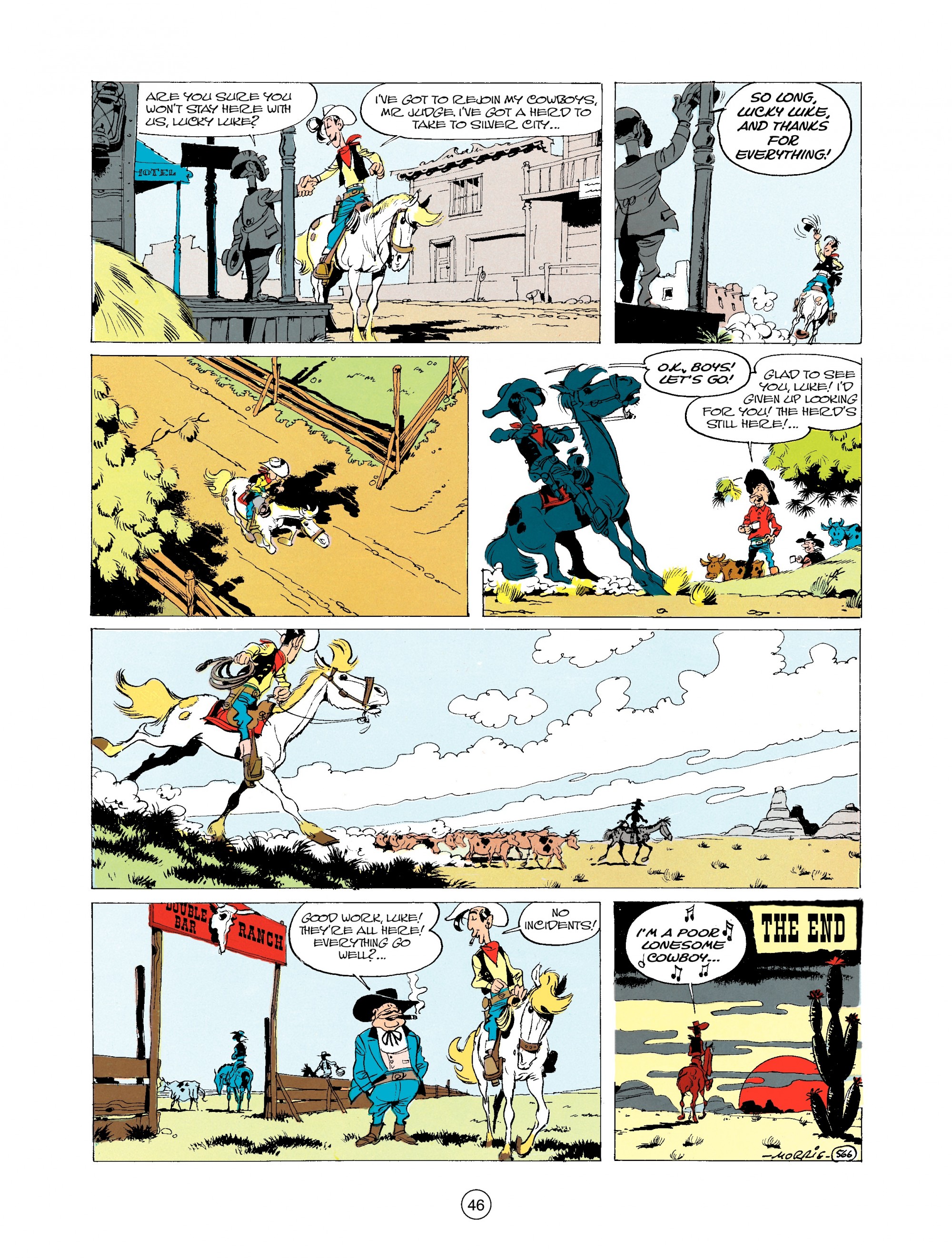Read online A Lucky Luke Adventure comic -  Issue #24 - 46