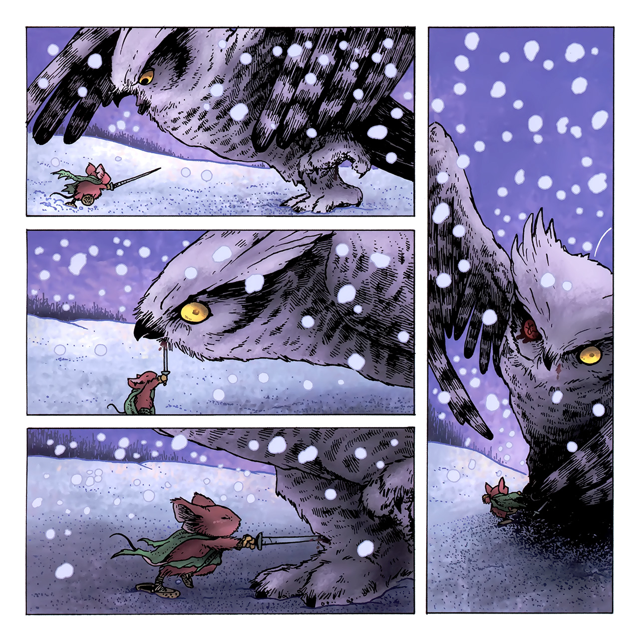 Read online Mouse Guard: Winter 1152 comic -  Issue #6 - 4