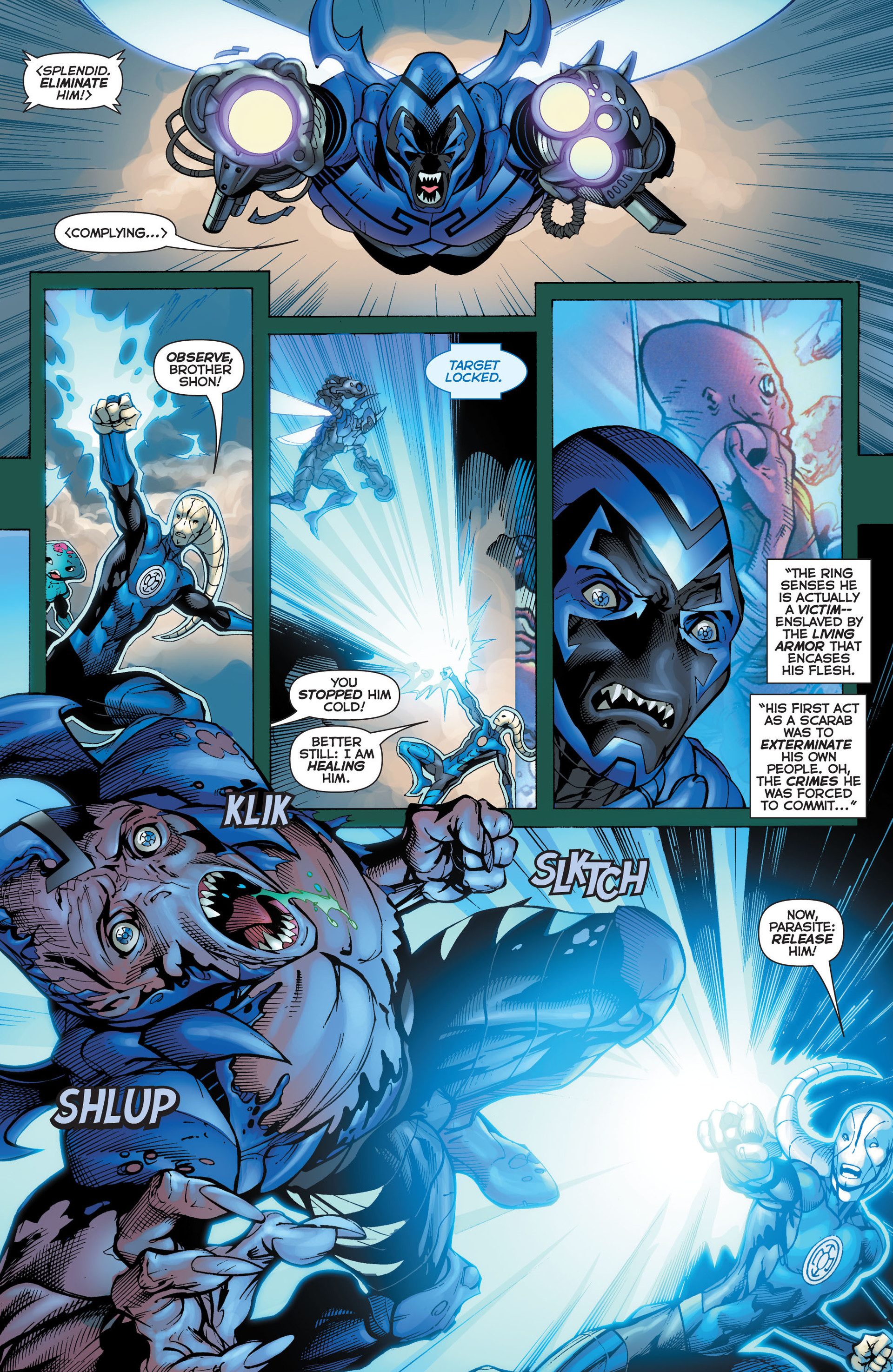 Read online Green Lantern: New Guardians comic -  Issue #9 - 11
