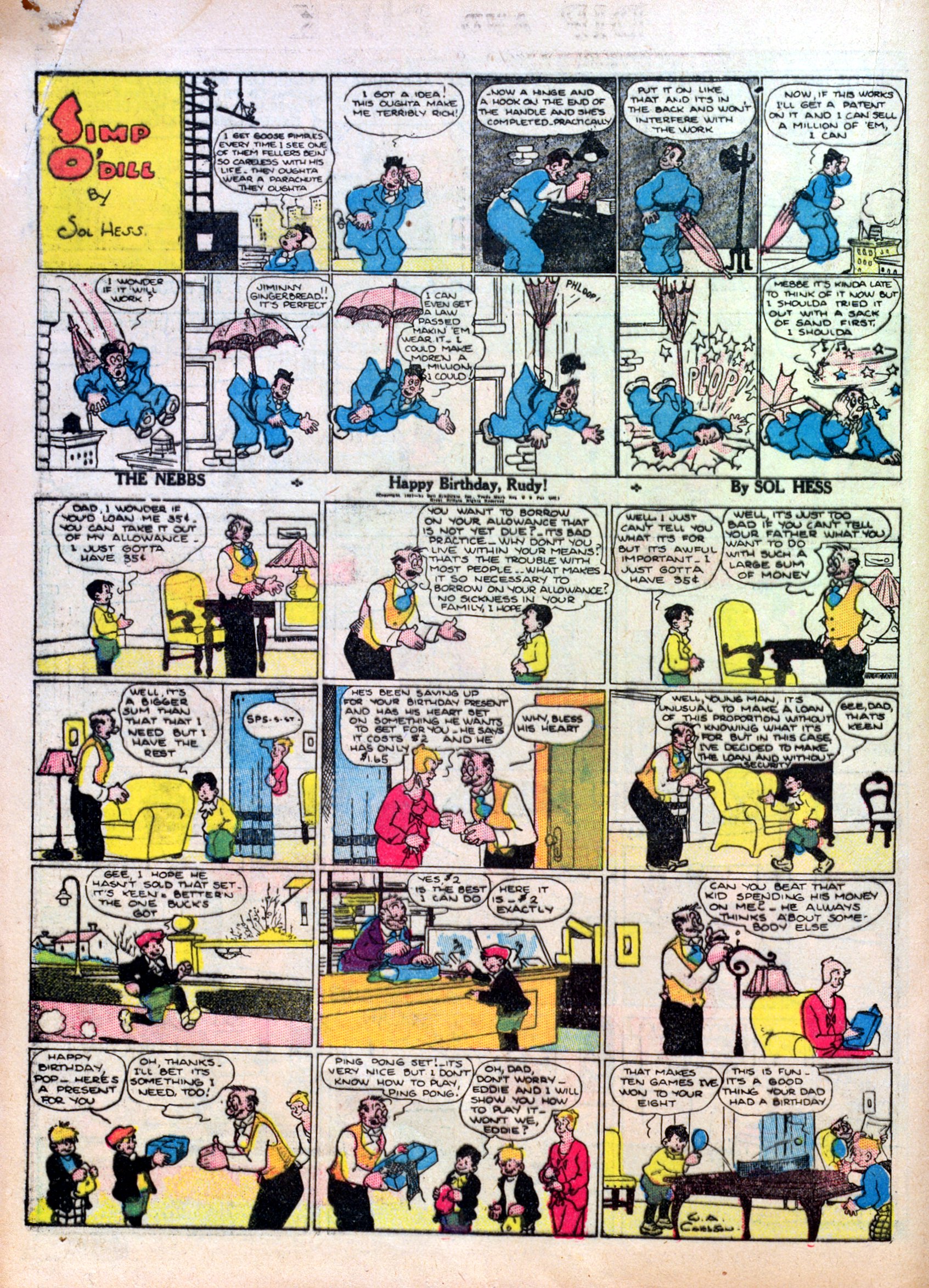 Read online Famous Funnies comic -  Issue #2 - 36