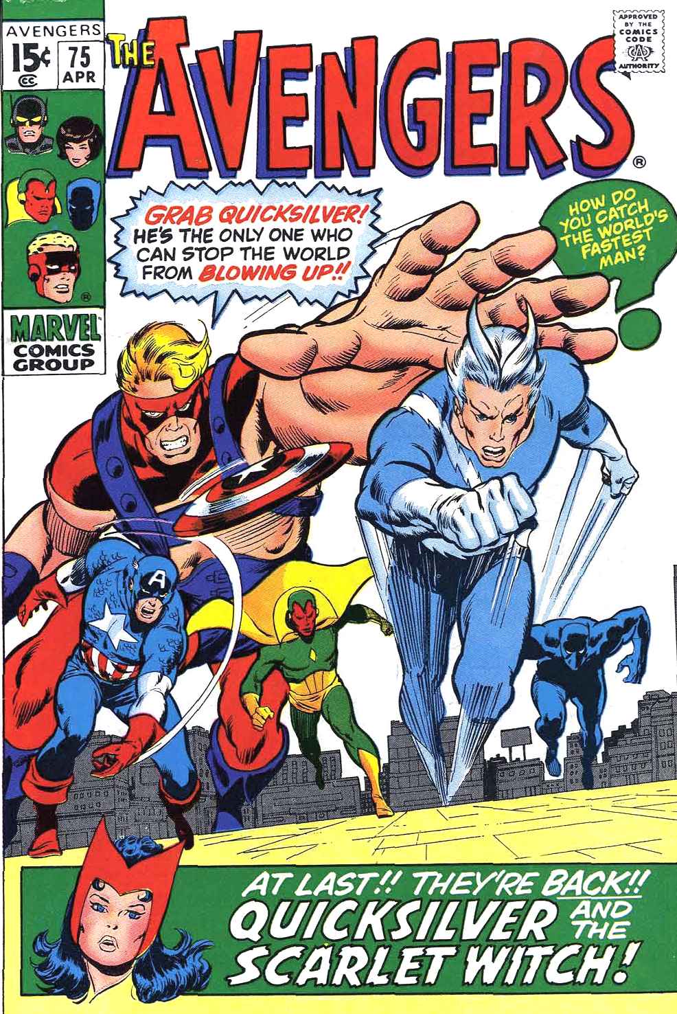 Read online The Avengers (1963) comic -  Issue #75 - 1