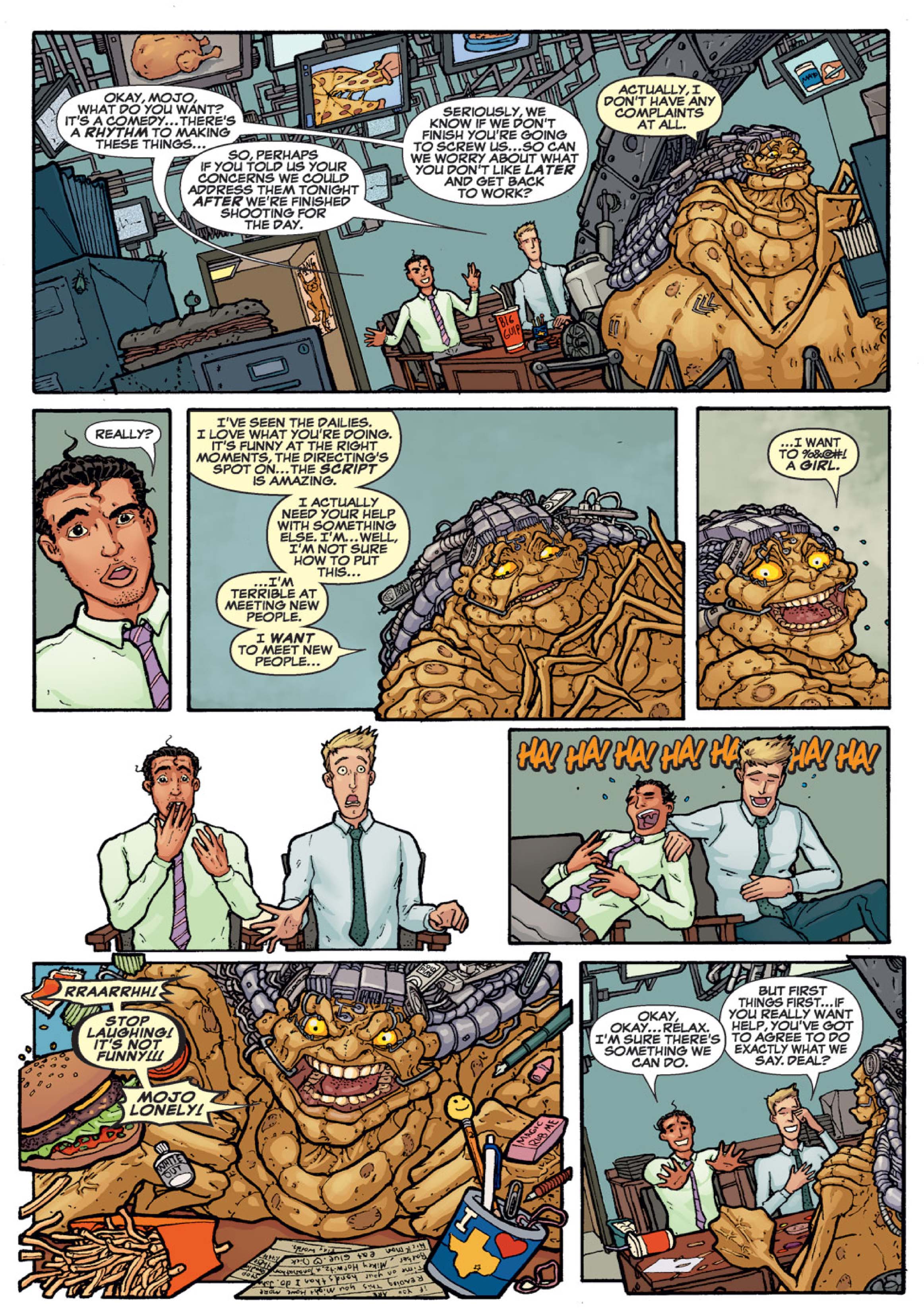 Read online Astonishing Tales: Mojoworld comic -  Issue #4 - 4