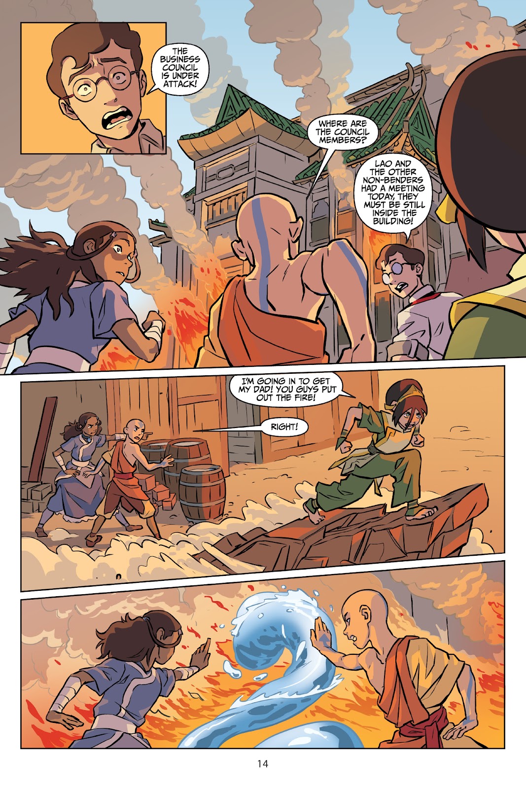Read online Nickelodeon Avatar: The Last Airbender - Imbalance comic -  Issue # TPB 3 - 15