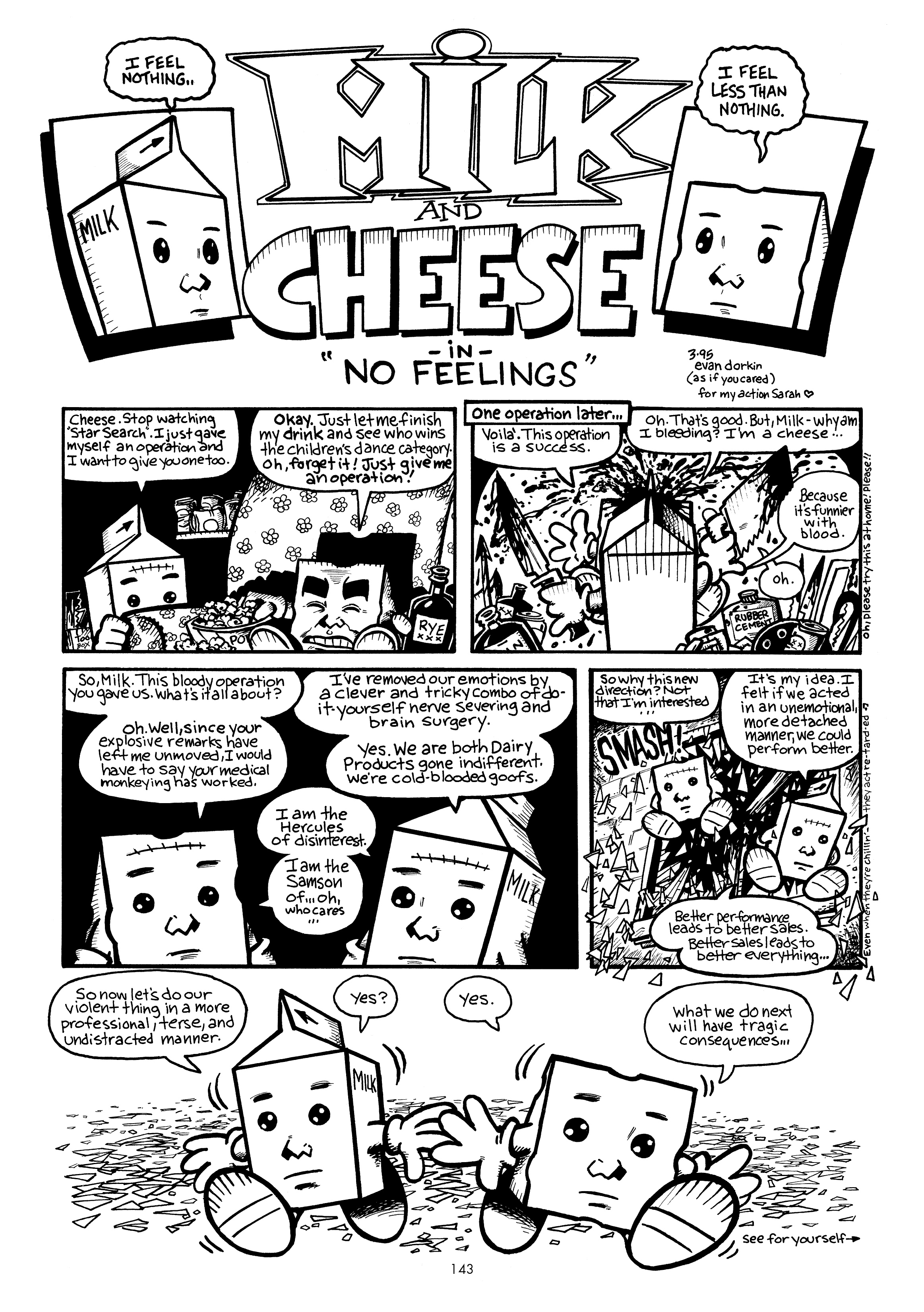 Read online Milk And Cheese: Dairy Products Gone Bad! comic -  Issue # Full - 145