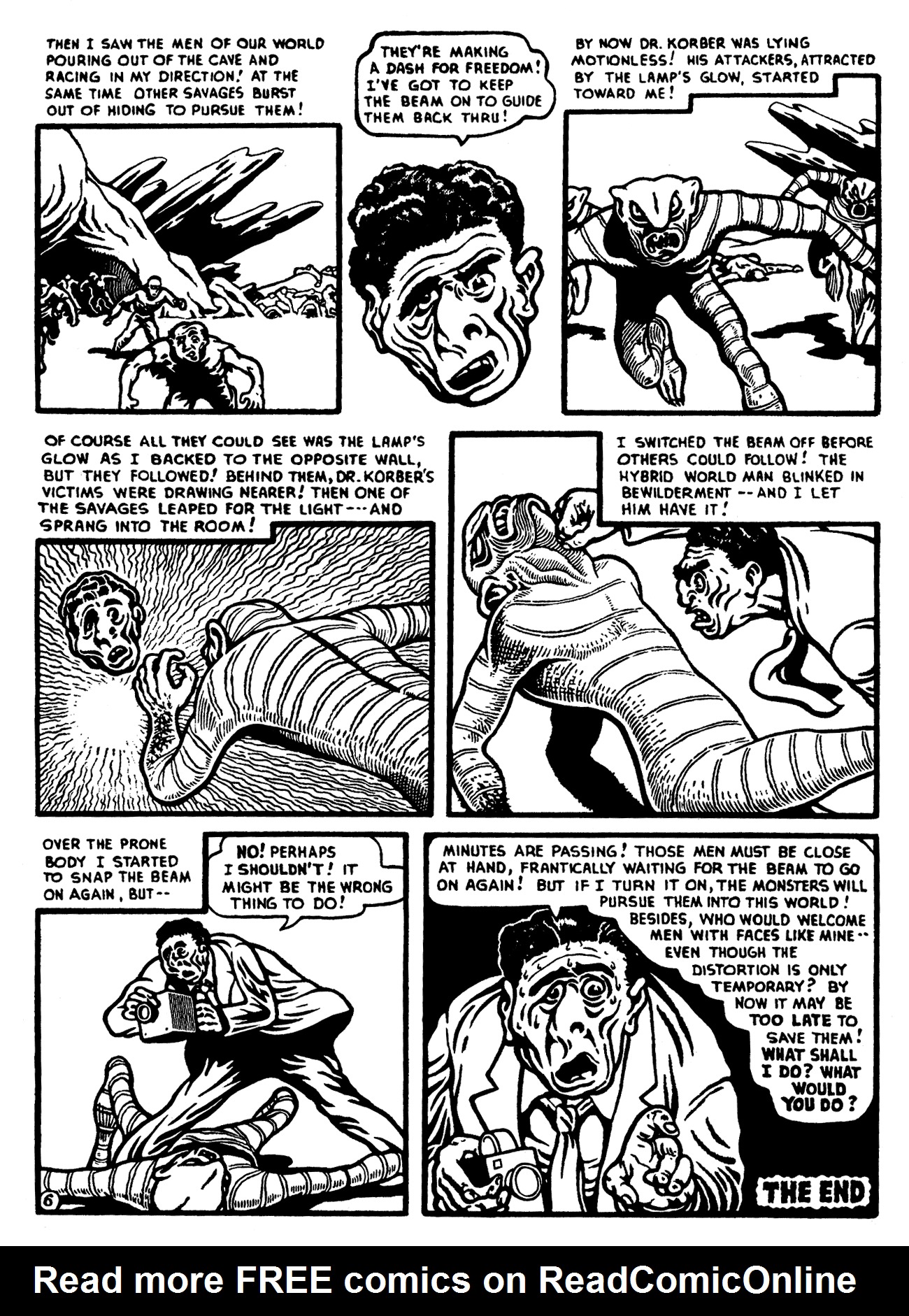 Read online Basil Wolverton's Gateway to Horror comic -  Issue # Full - 14