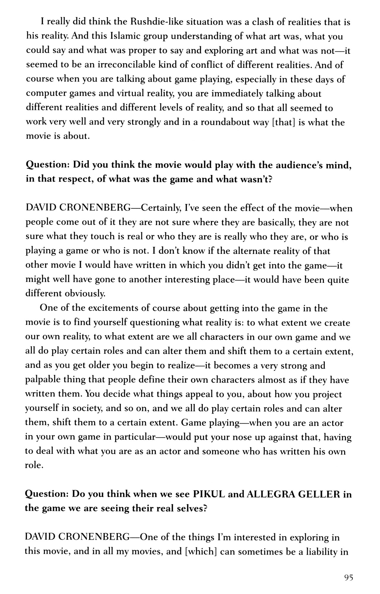 Read online eXistenZ comic -  Issue # TPB - 98